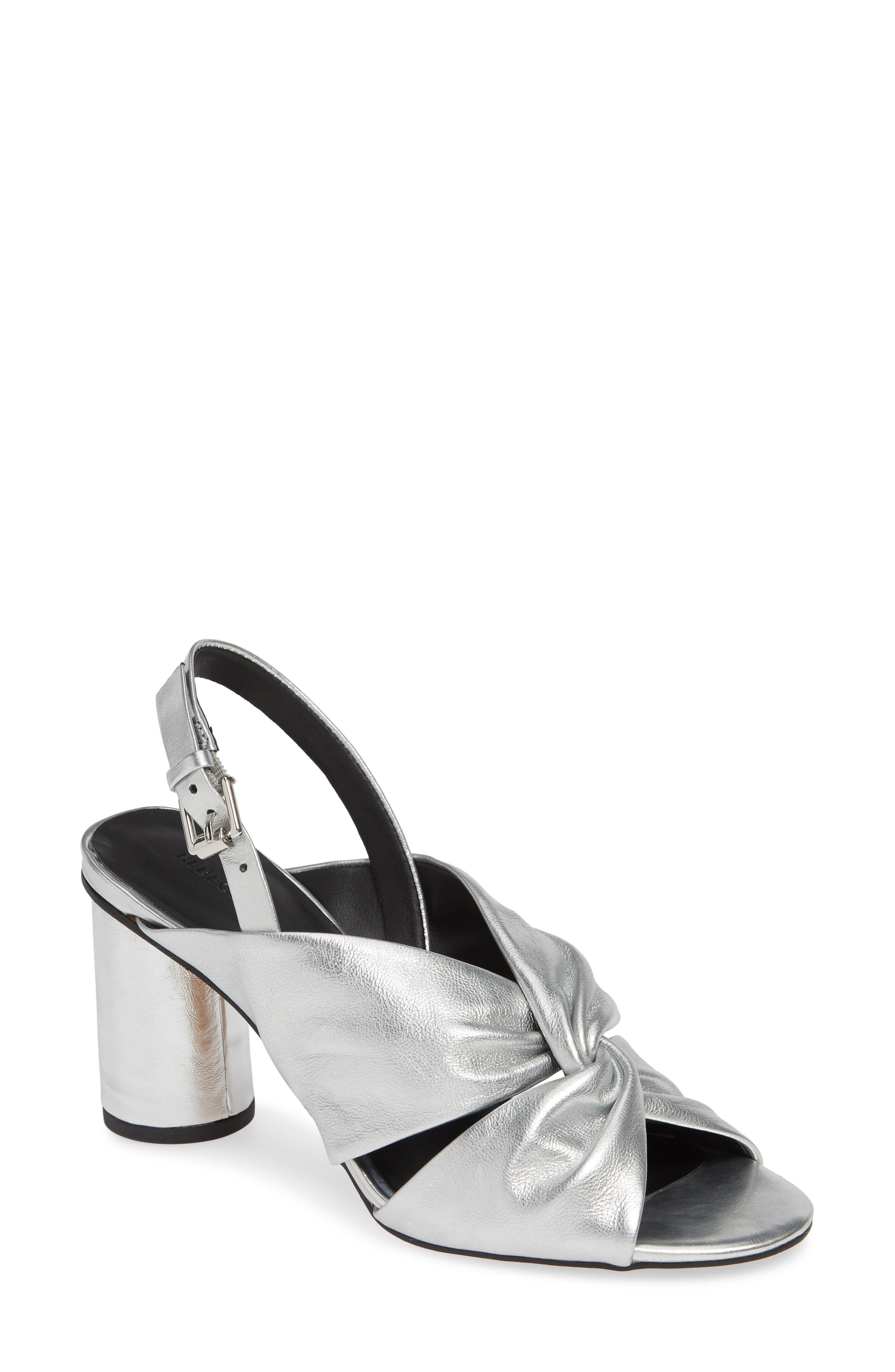 Rebecca Minkoff Agata Slingback Sandal- Metallic