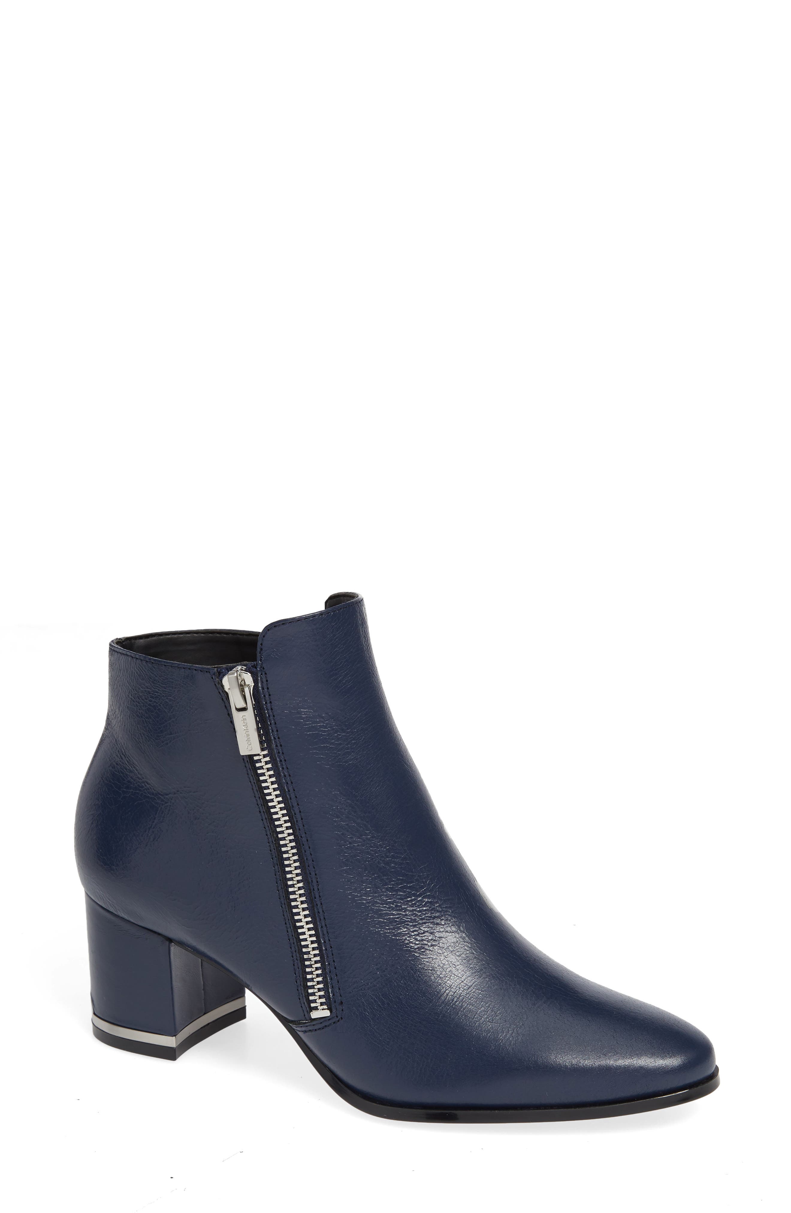 Calvin Klein Fara Bootie, Blue