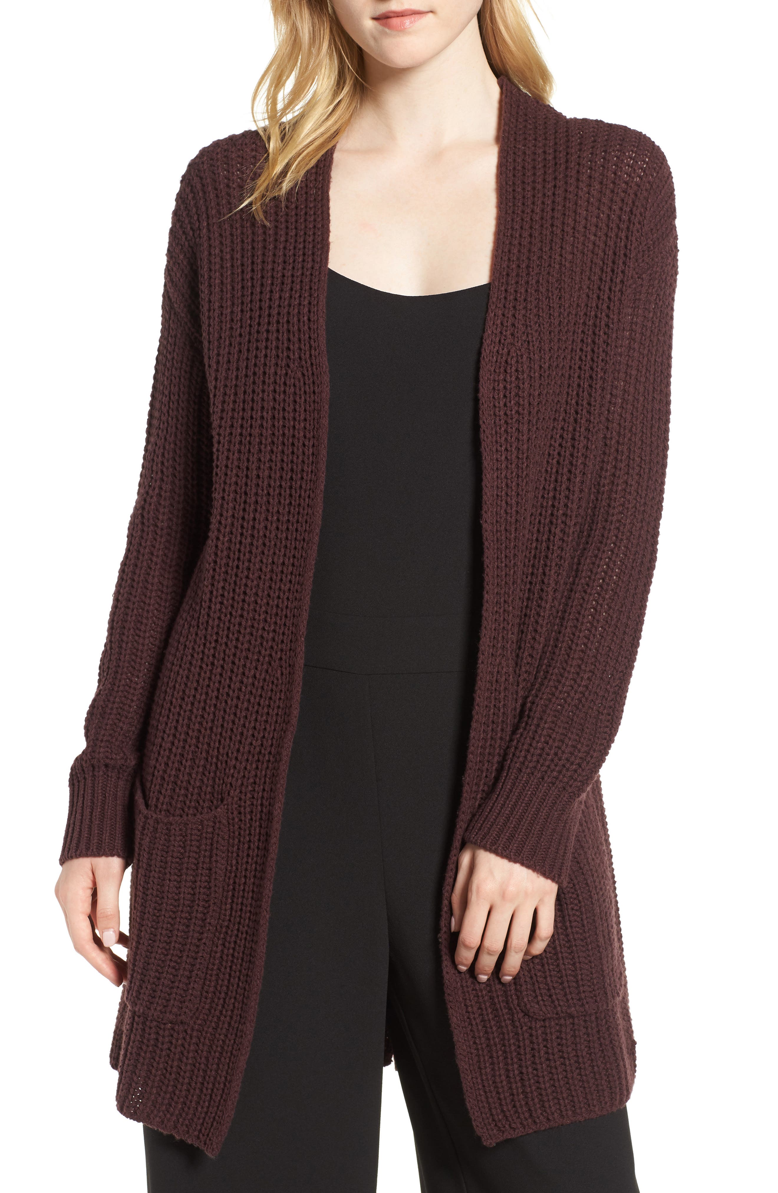 Trouvé LaceUp Back Cardigan Nordstrom