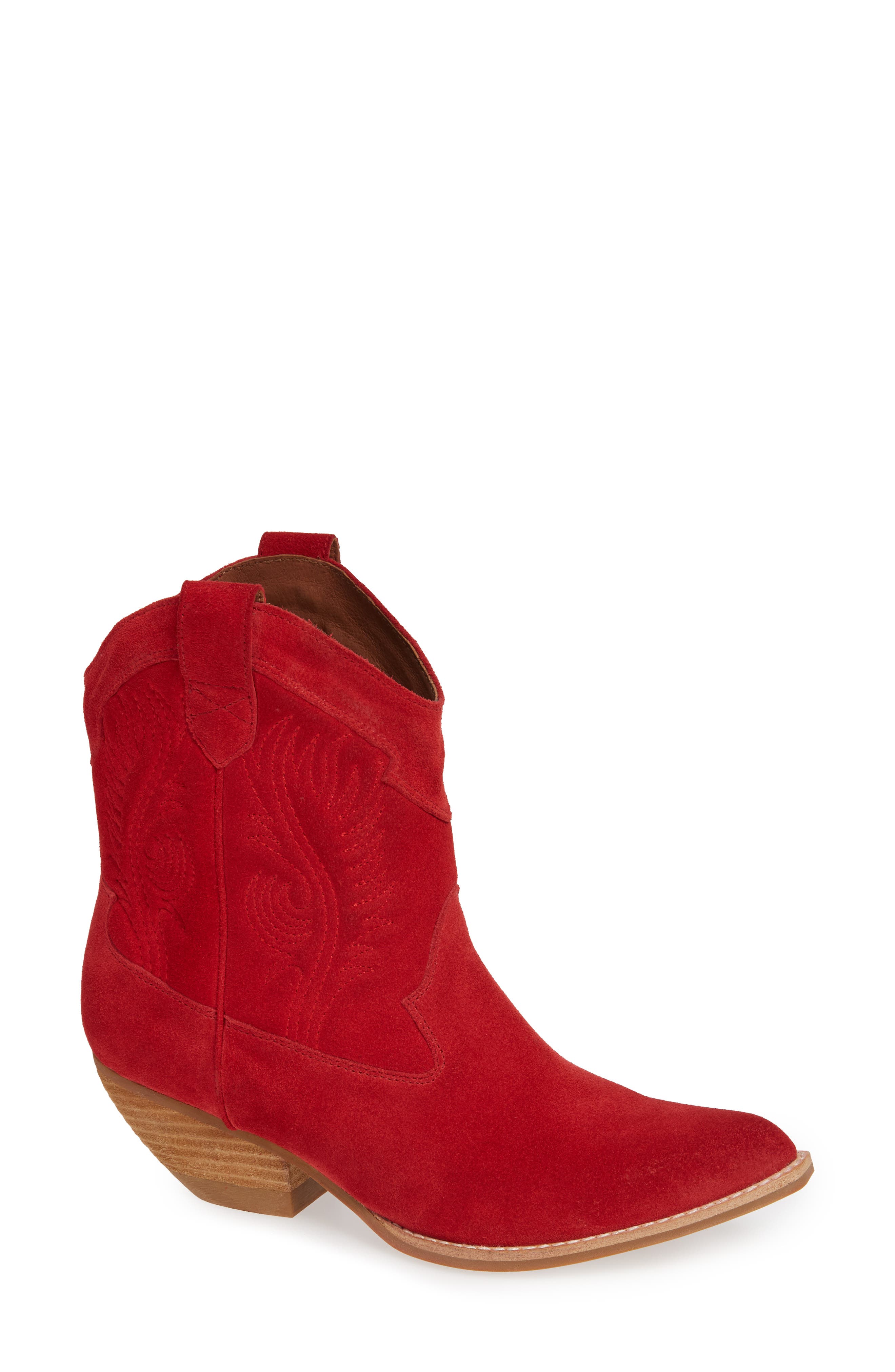 Jeffrey Campbell Calvera Western Boot- Red