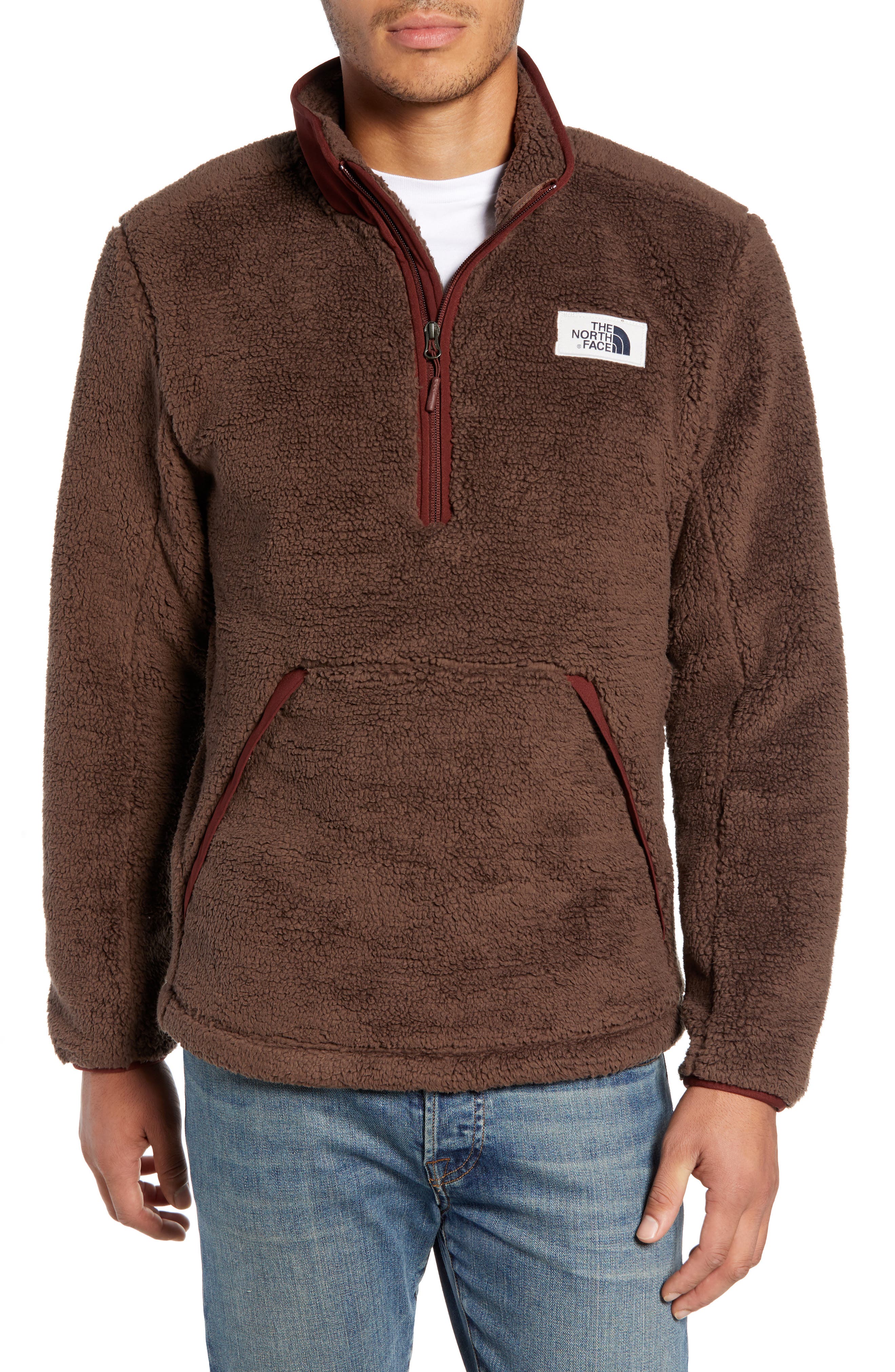 The North Face Campshire Pullover Fleece Jacket, Brown