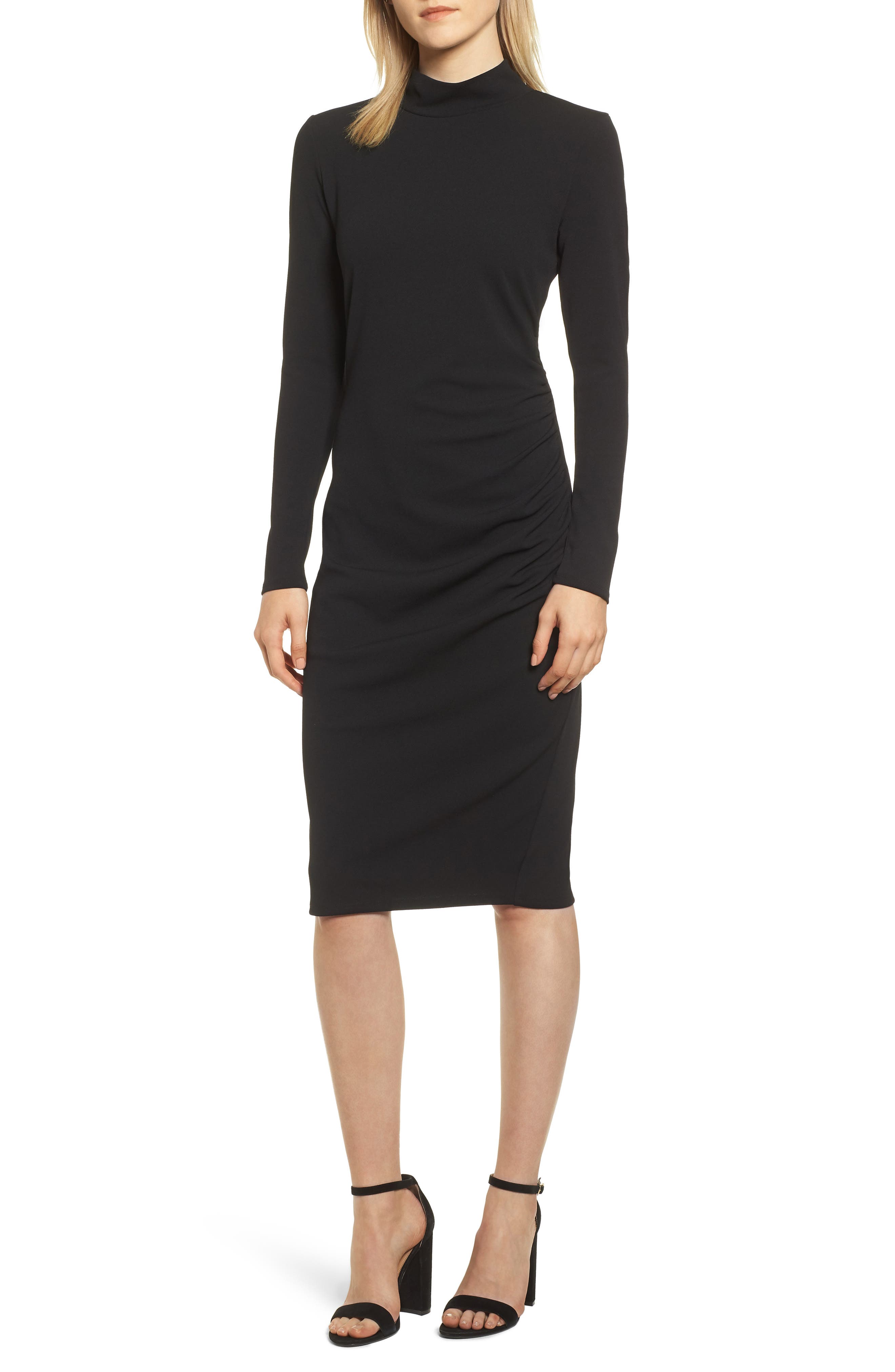 Chelsea28 Mock Neck Body-Con Dress
