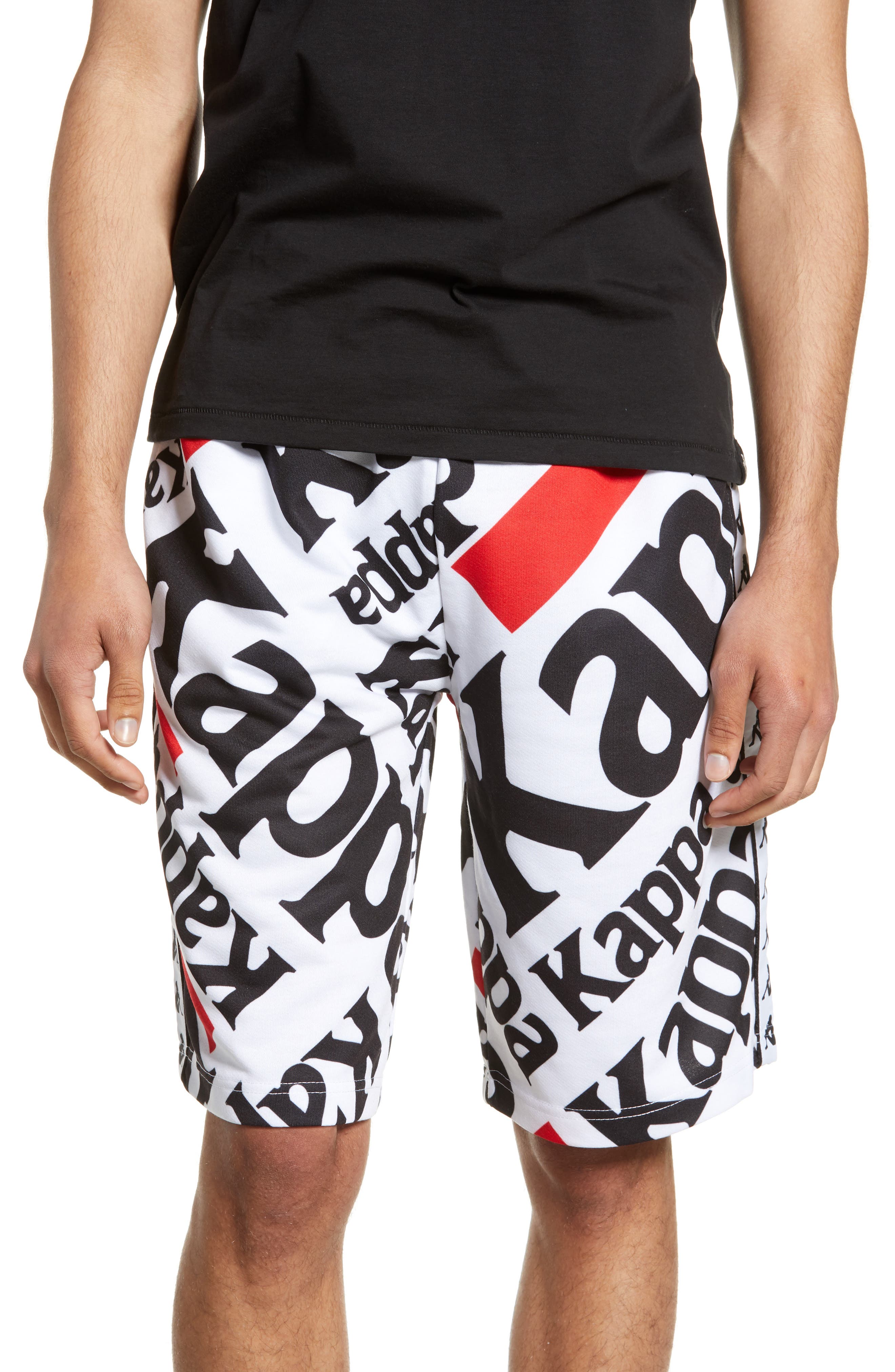 Kappa 222 Banda Arnet Athletic Shorts, White