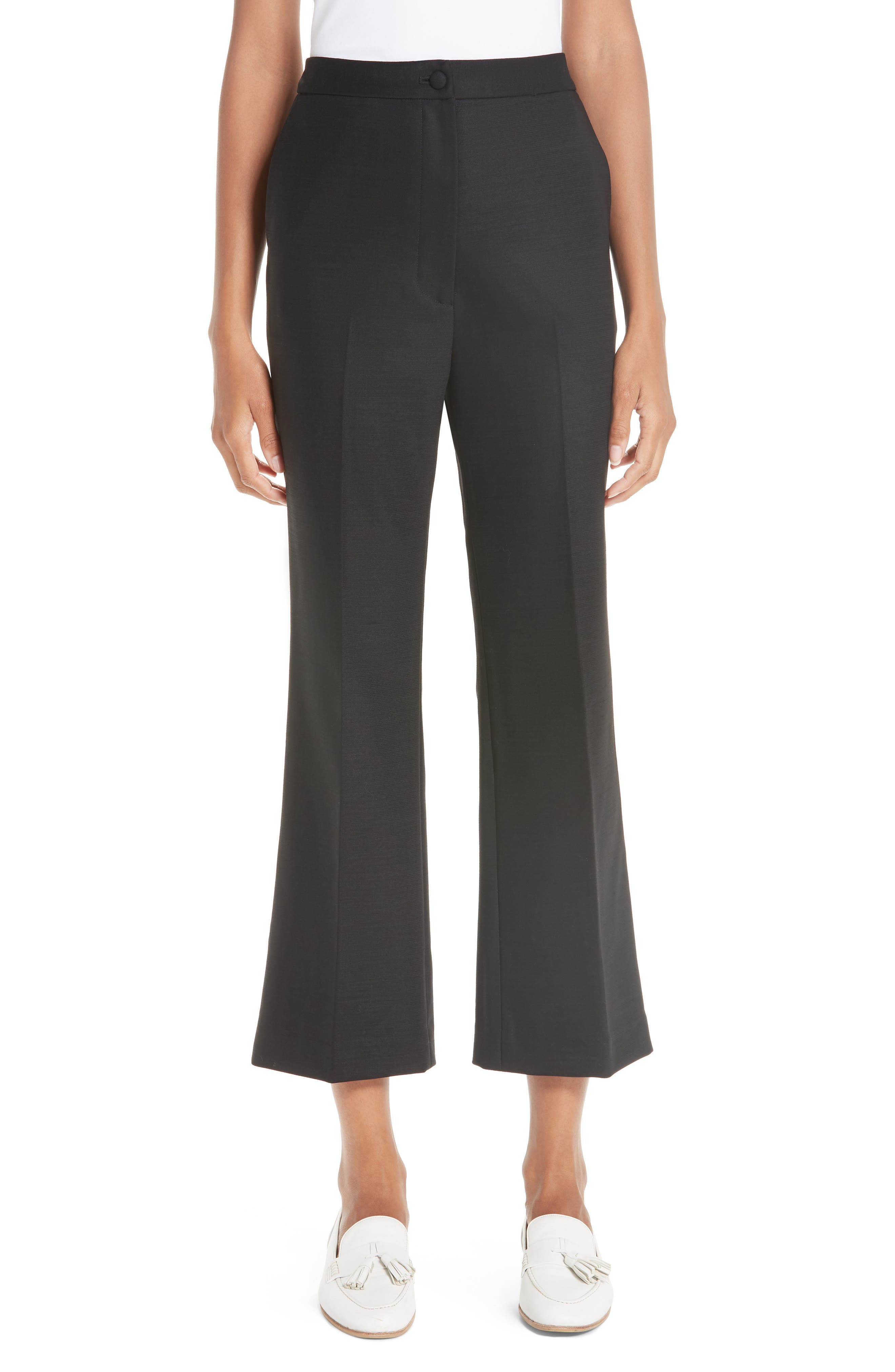Partow High Waist Crop Flare Pants