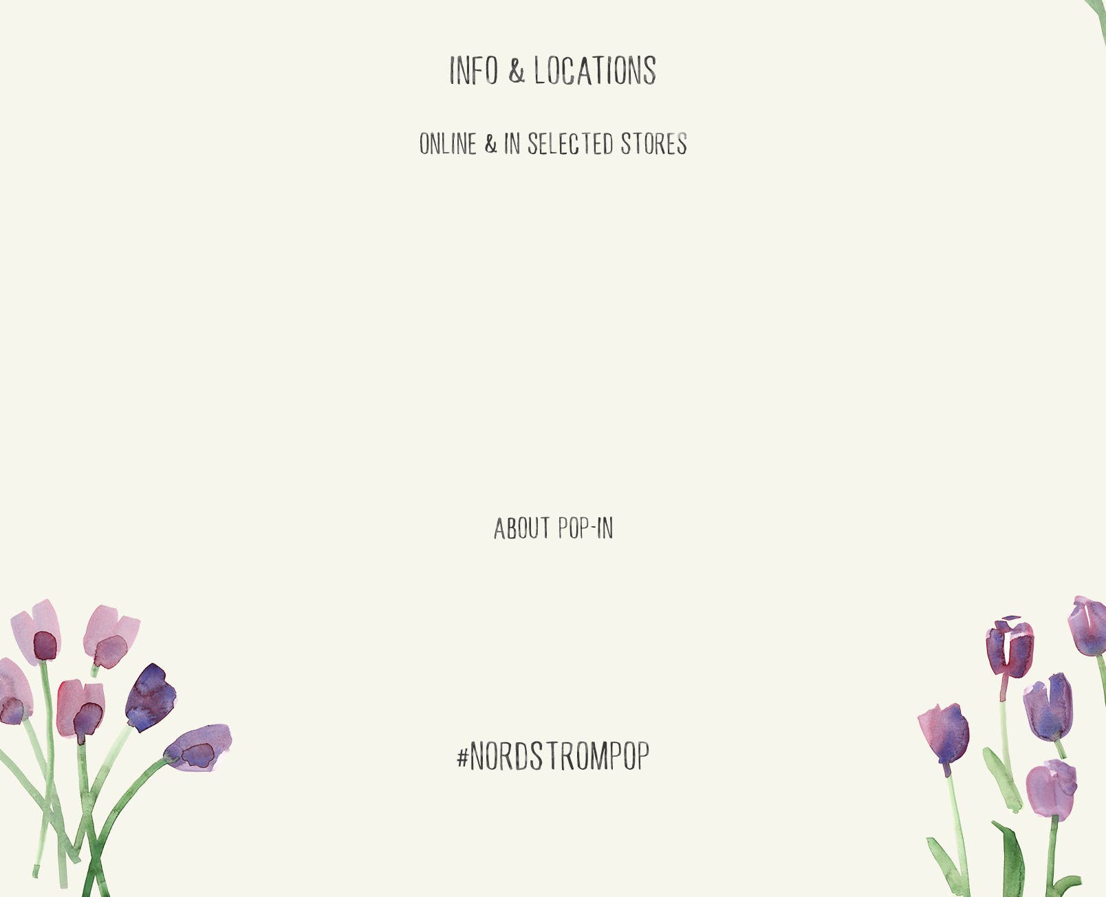 Pop-In info and locations.