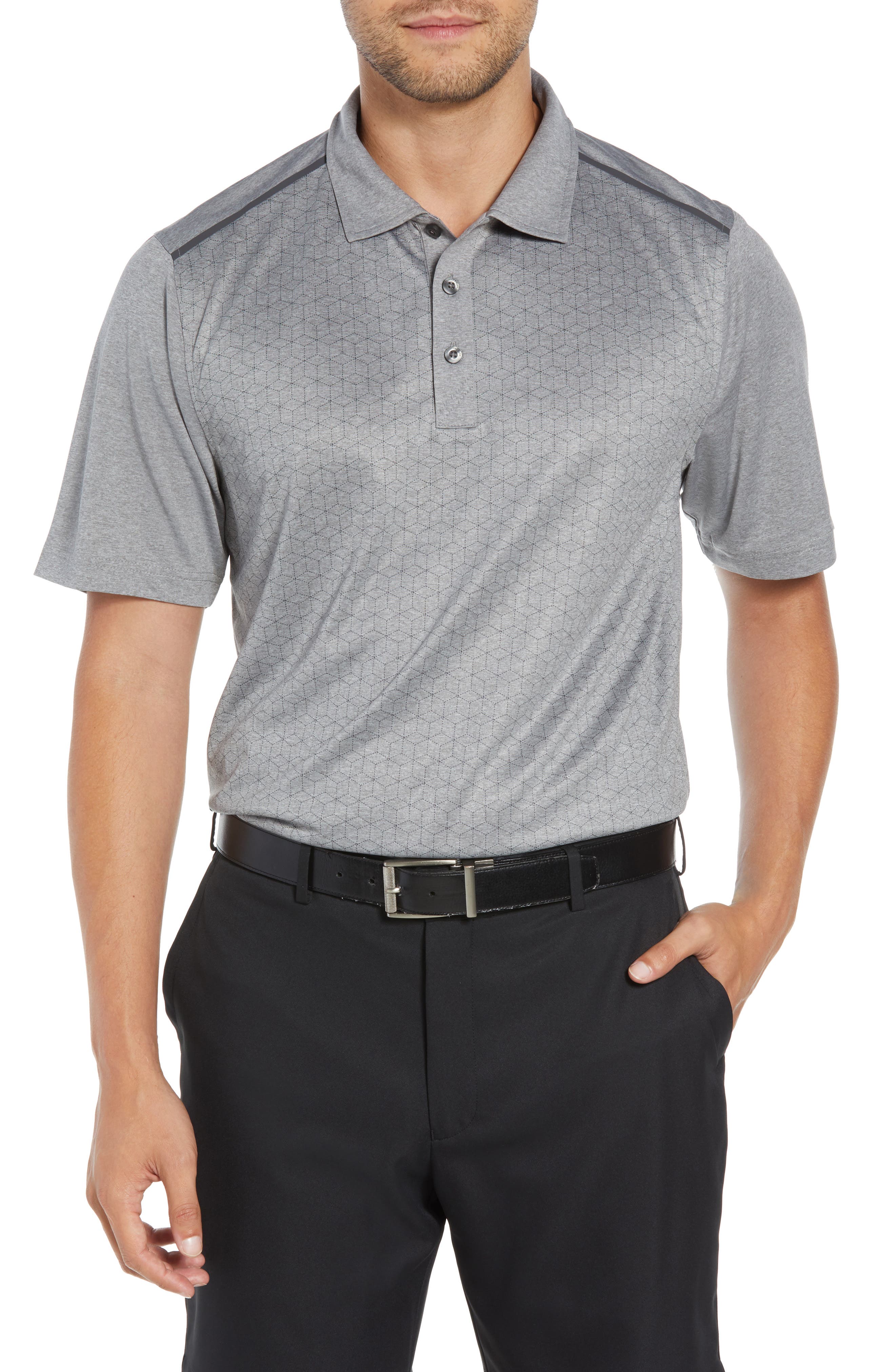 Cutter & Buck Kyle Drytec Jersey Polo, Grey