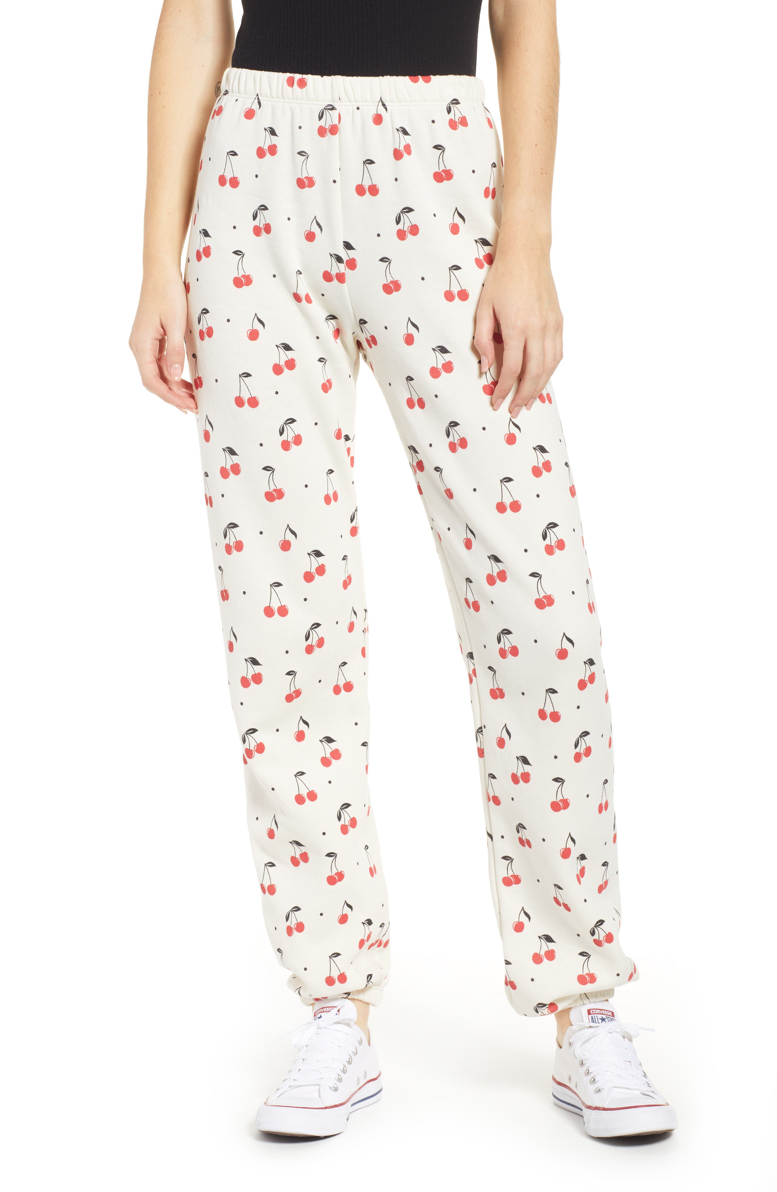 Women's Wildfox Cherry Oh Baby Easy Sweatpants Women's Wildfox Cherry Oh Baby Easy Sweatpants