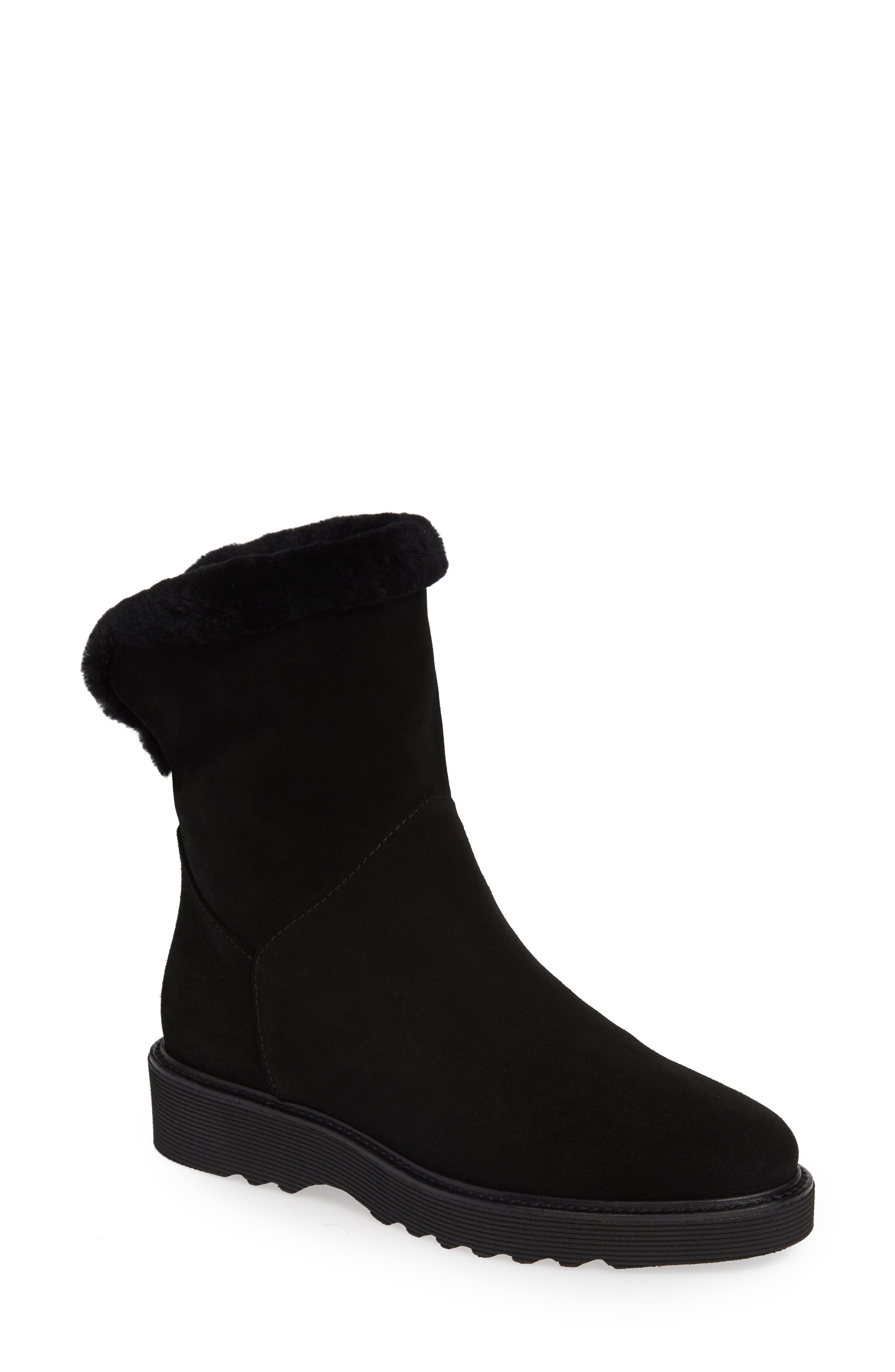 Aquatalia Kaitlyn Genuine Shearling Boot, Black
