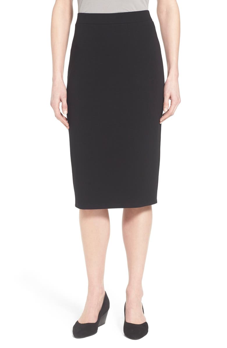 Eileen Fisher Calf Length Pencil Skirt (Regular & Petite) | Nordstrom