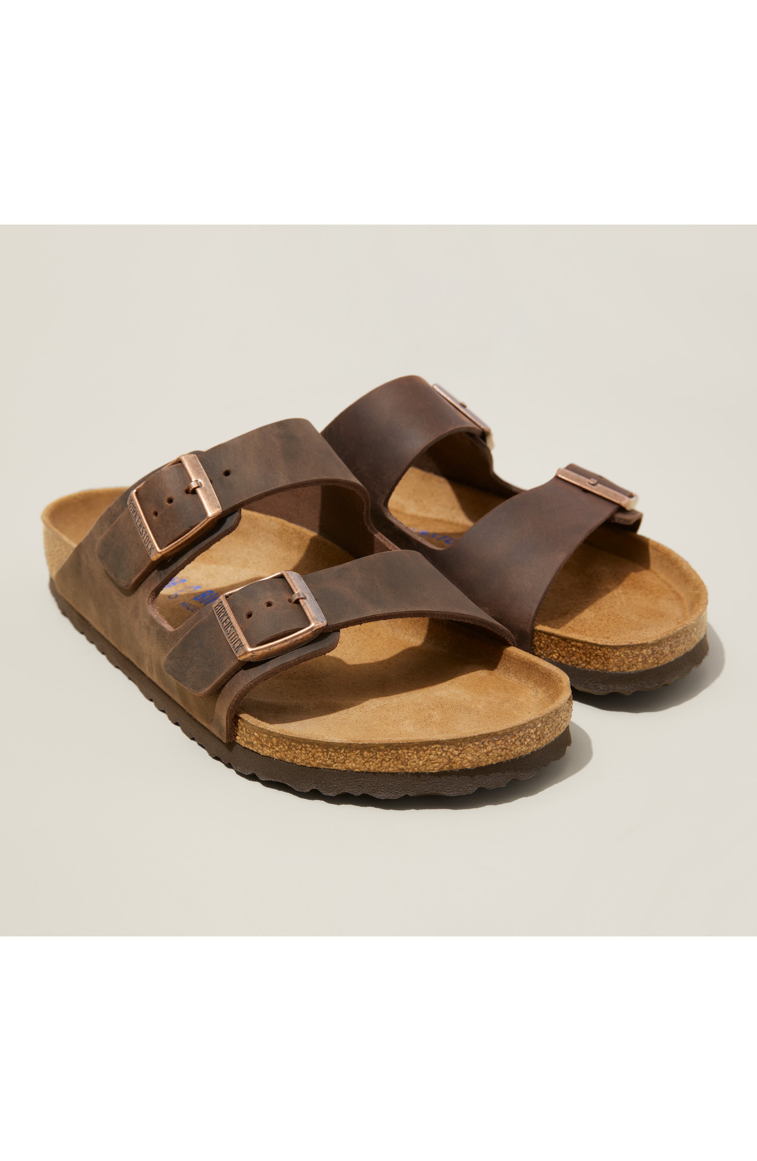 Birkenstock Arizona Soft Slide Sandal,10.5 - Blue