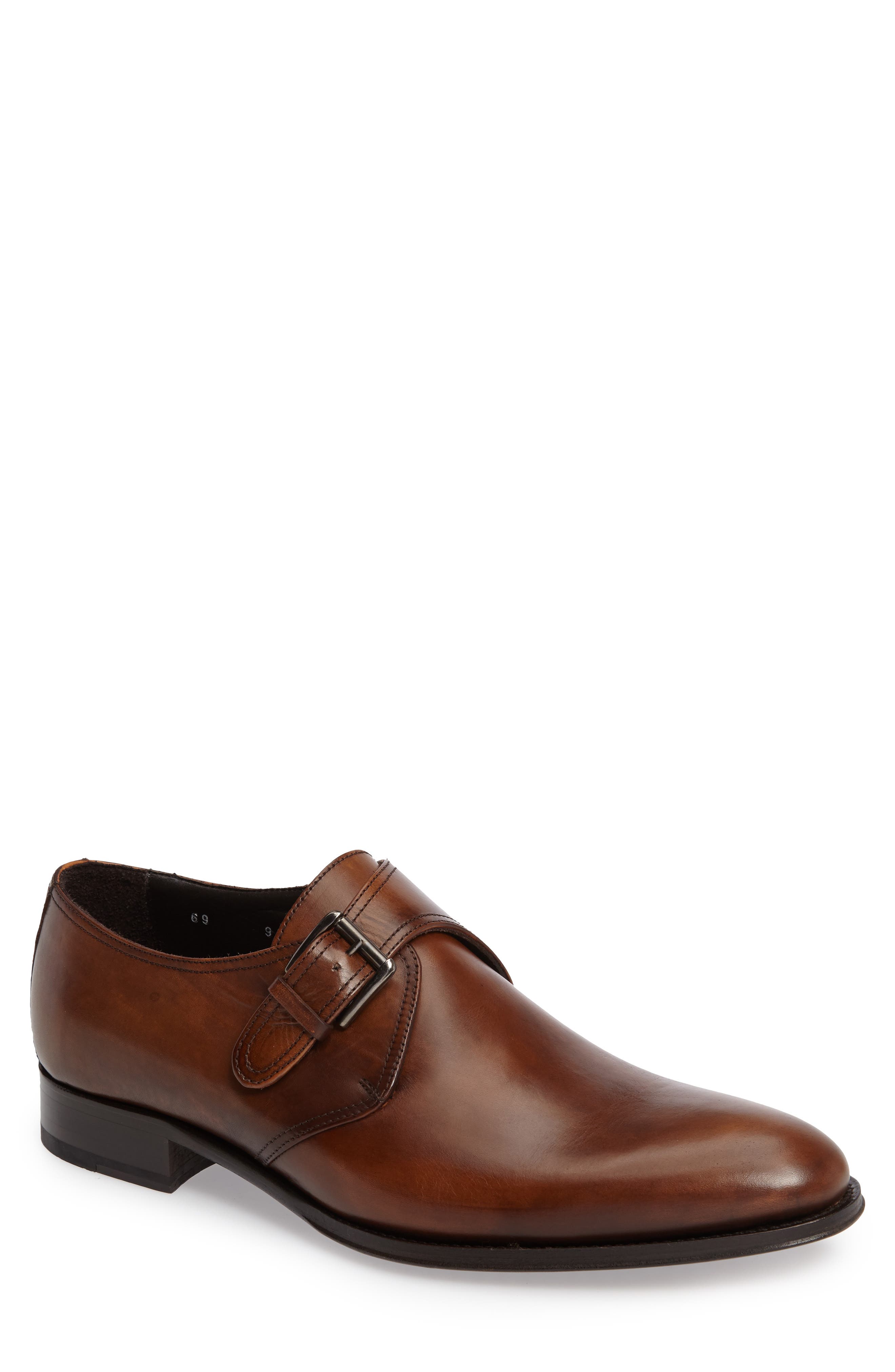 To Boot New York Emmett Monk Strap Shoe, Brown