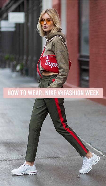 Nordstrom x Nike: how to wear Nike to New York Fashion Week spring 2018.