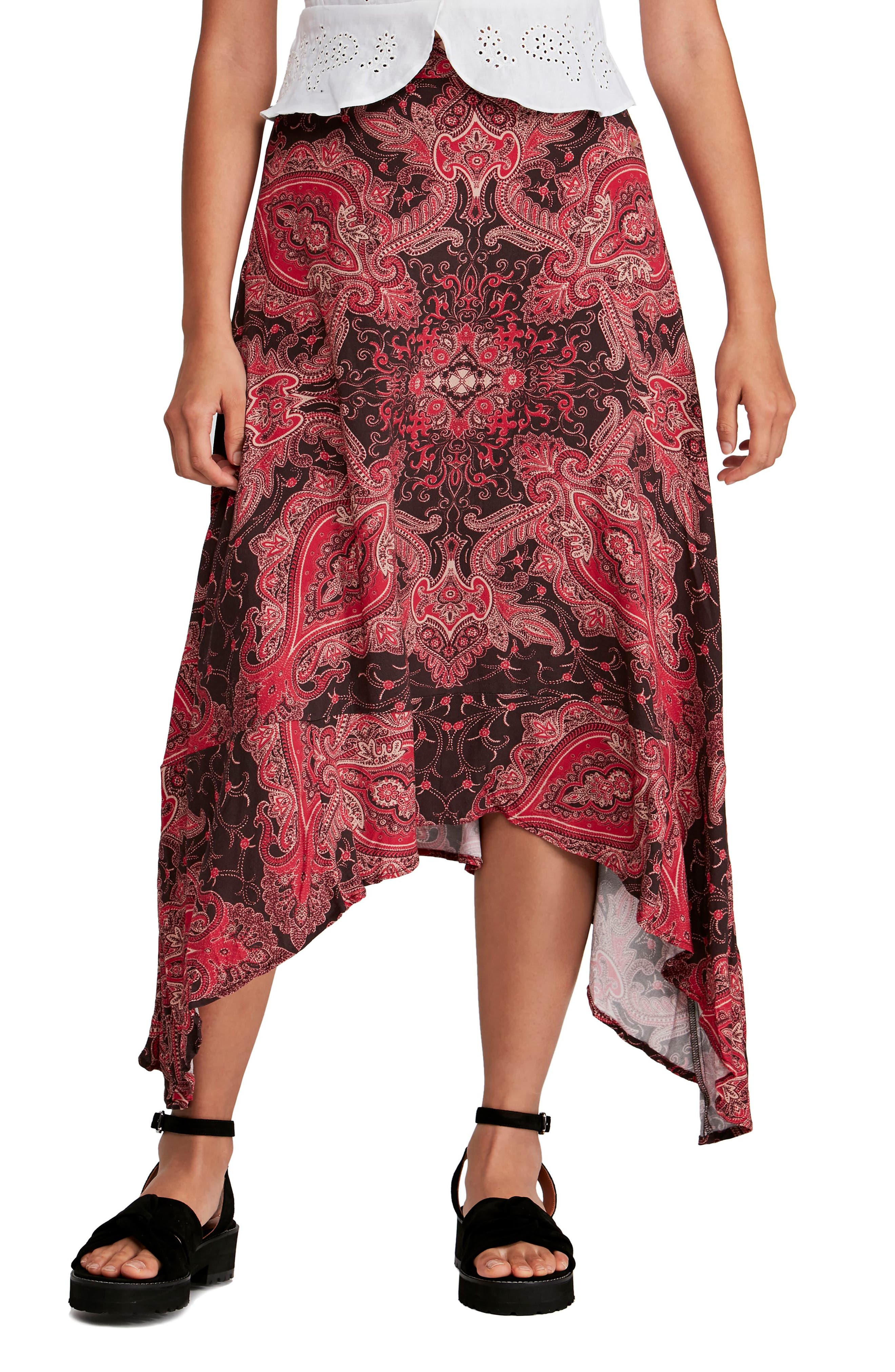 Free People At The Shore Skirt, Red