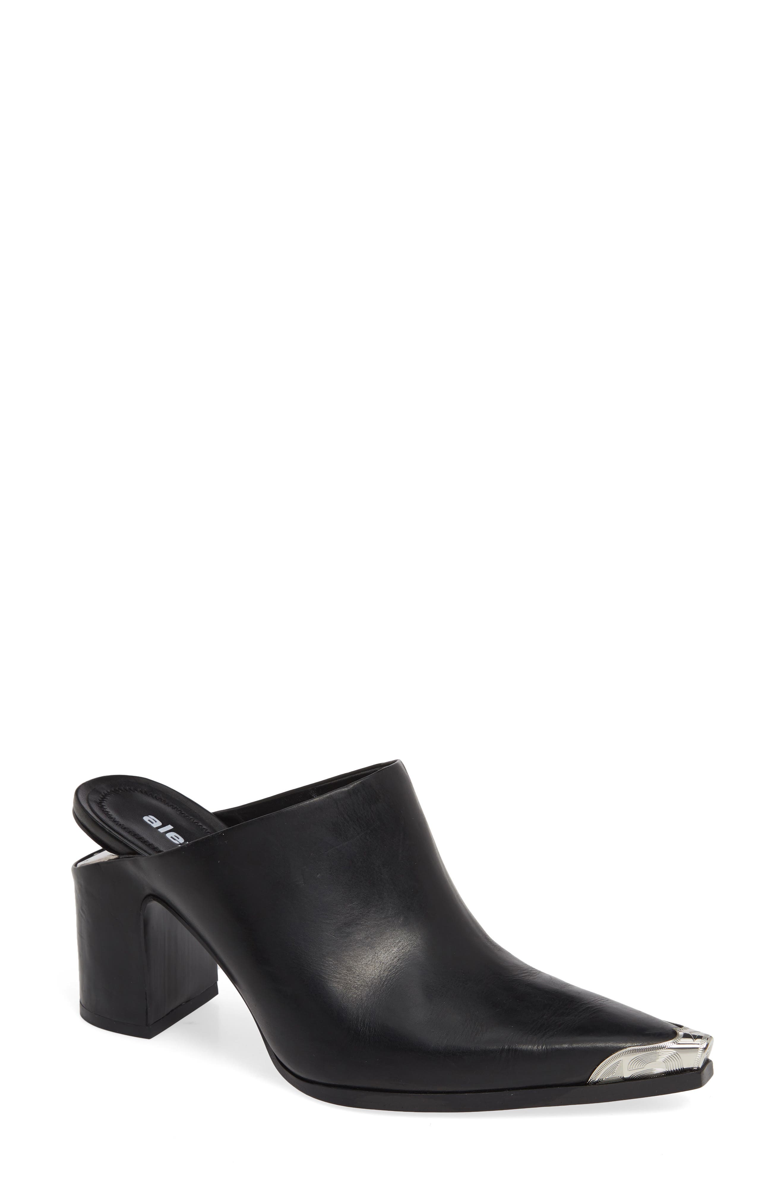 Alexander Wang Cap Toe Mule - Black