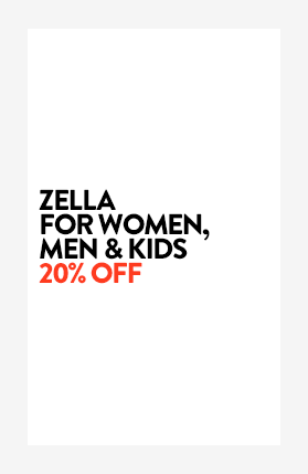 Zella for women, men and kids—20% off.