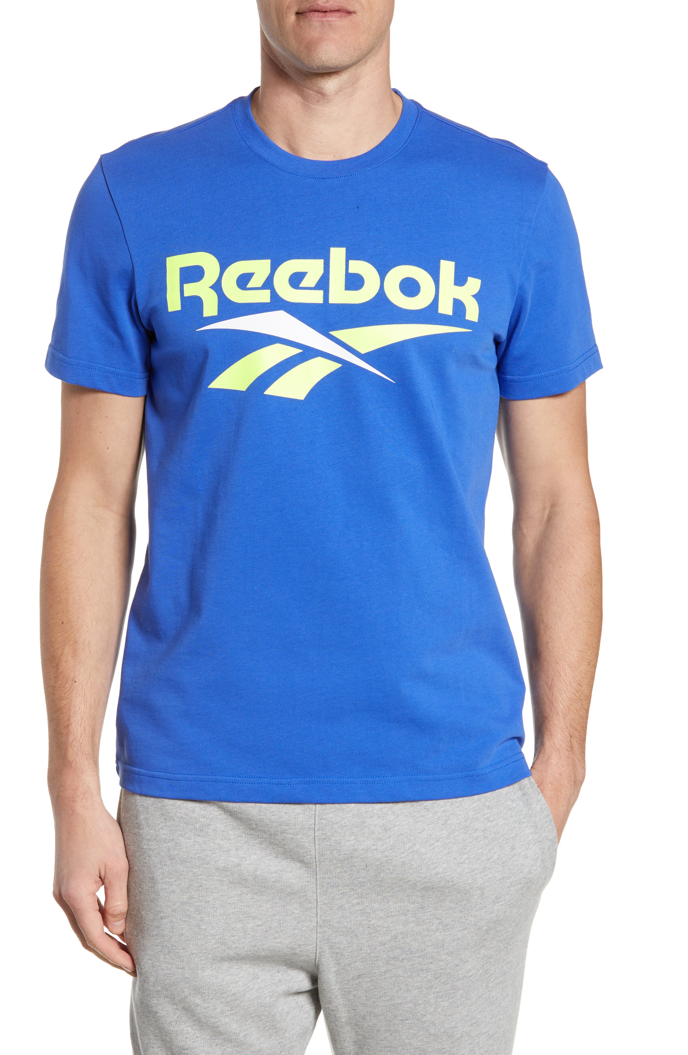 Reebok Classics Vector Logo T-Shirt, Blue