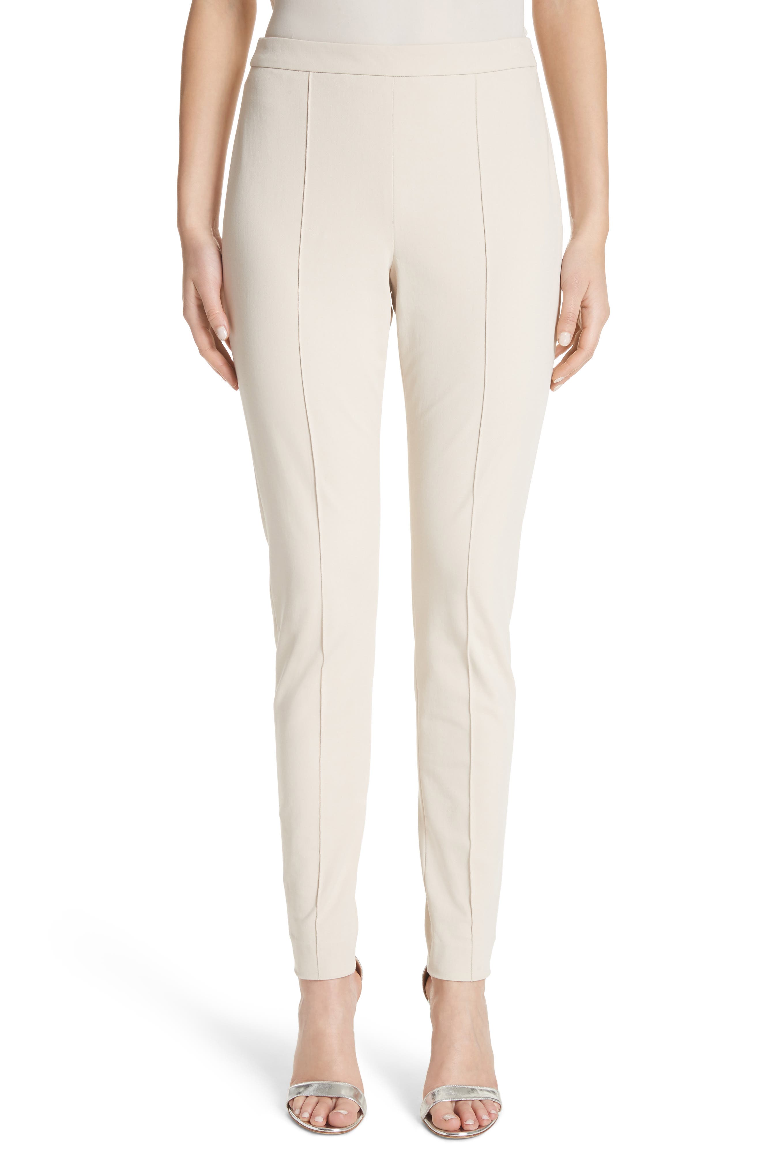St. John Collection Fine Stretch Twill Leggings