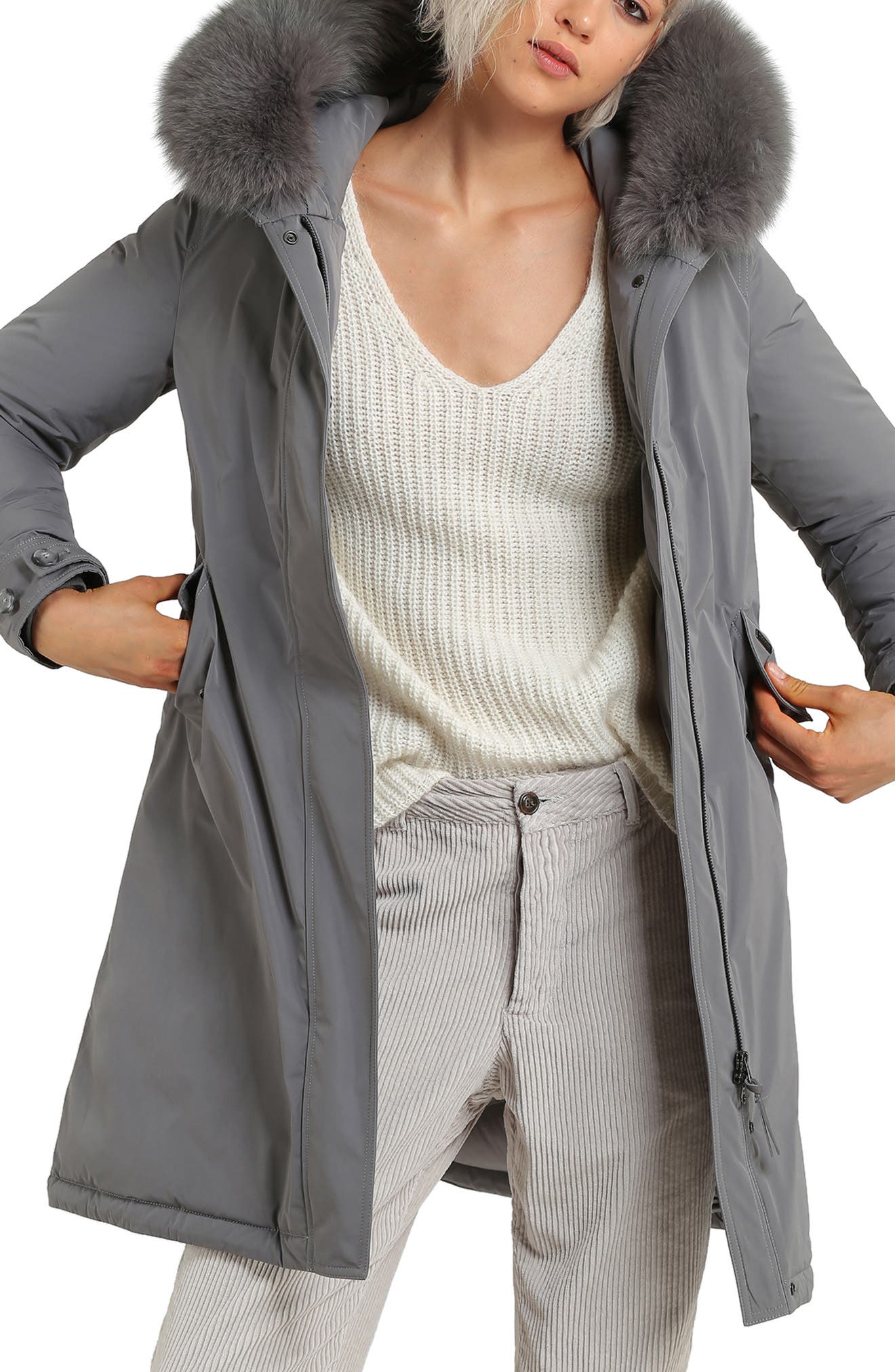 Woolrich Keystone Down Parka with Genuine Fox Fur Trim Nordstrom