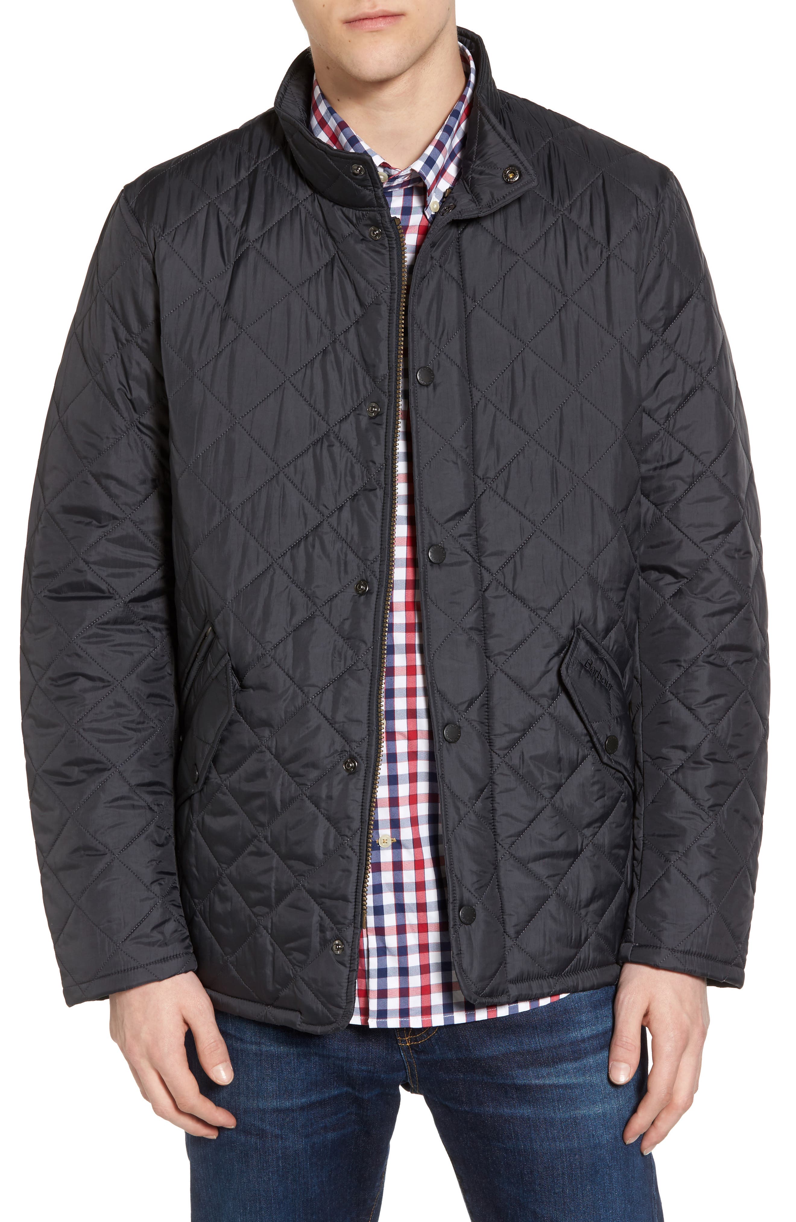 Barbour Flyweight Chelsea Quilted Jacket, Blue