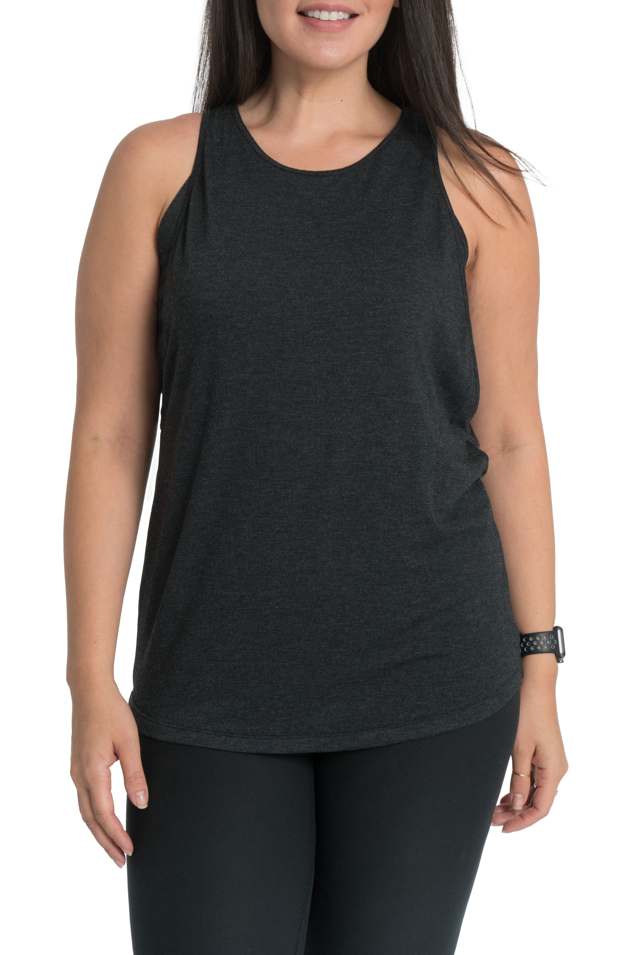 Bun Maternity Active Racer Maternity/nursing Tank