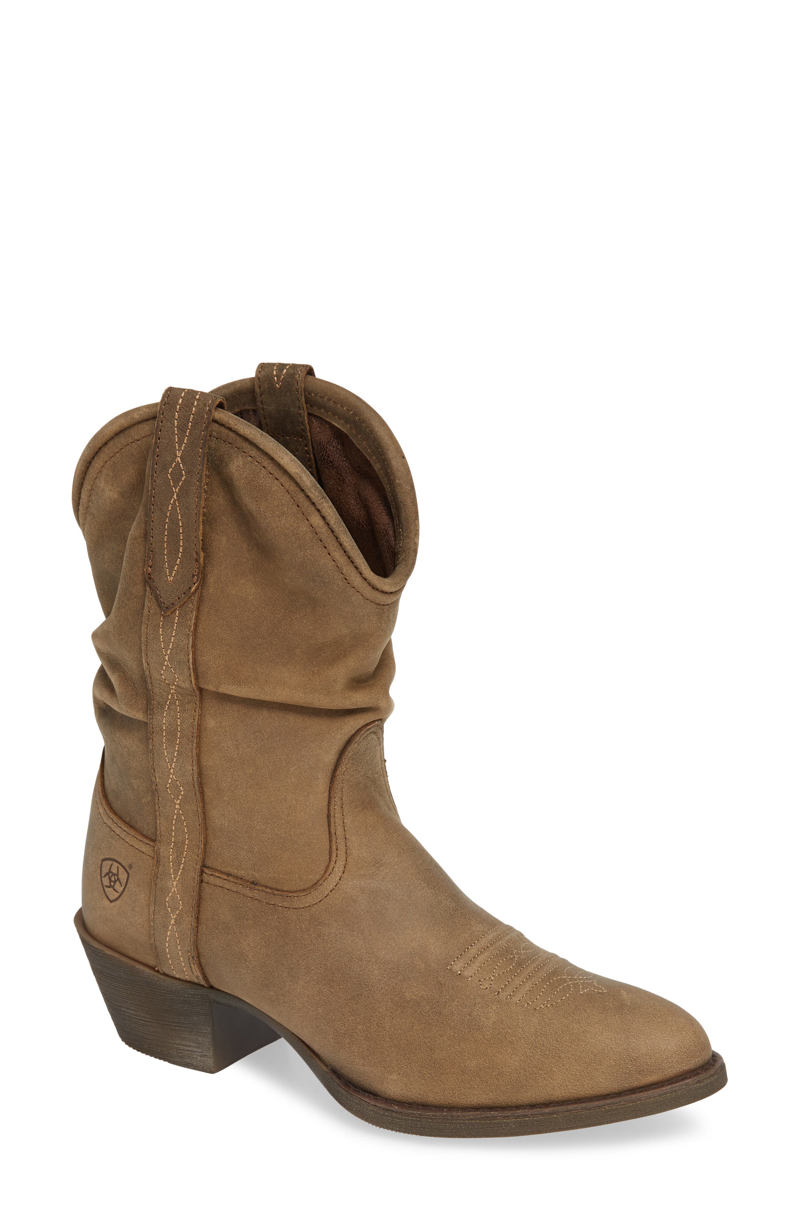 Ariat Reina Slouchy Western Boot, Beige