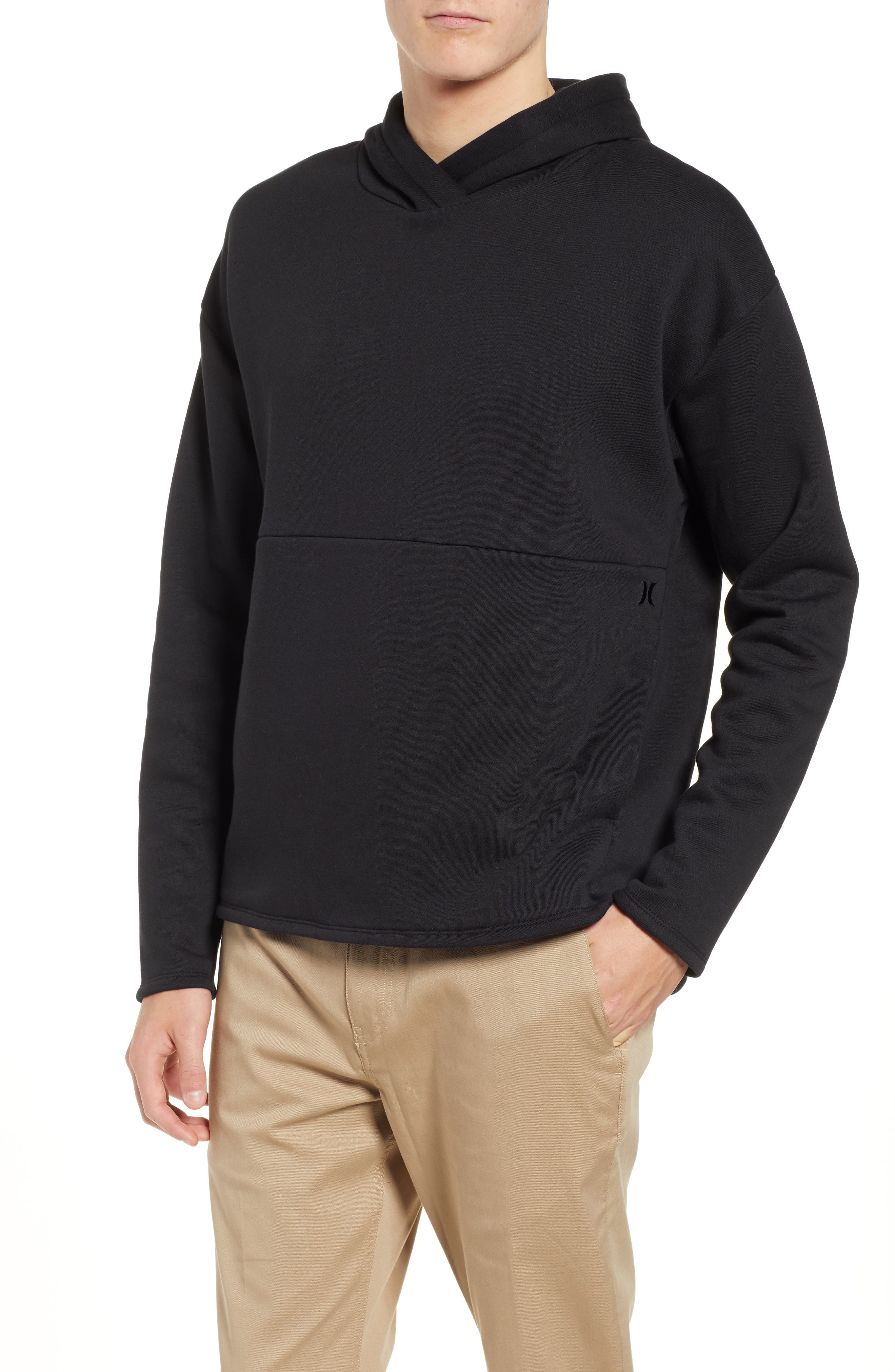 Hurley Surf Check Icon Pullover Hoodie, Black