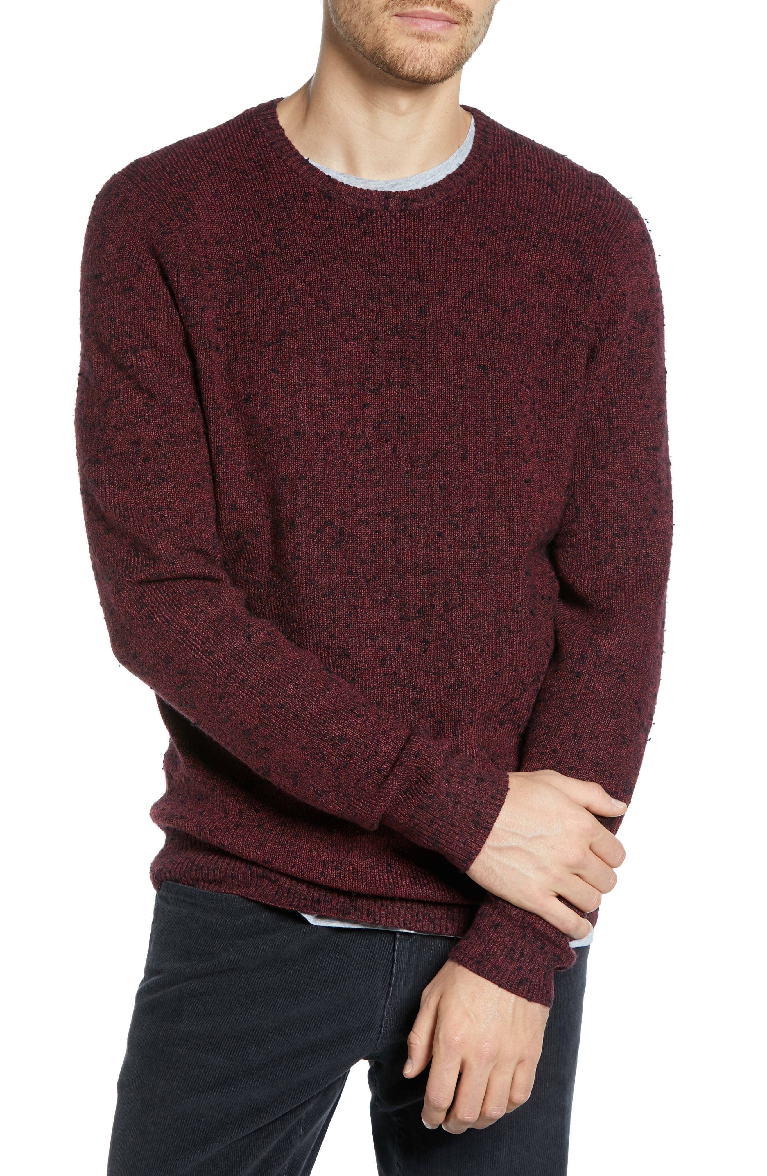 1901 Regular Fit Crewneck Sweater, Red