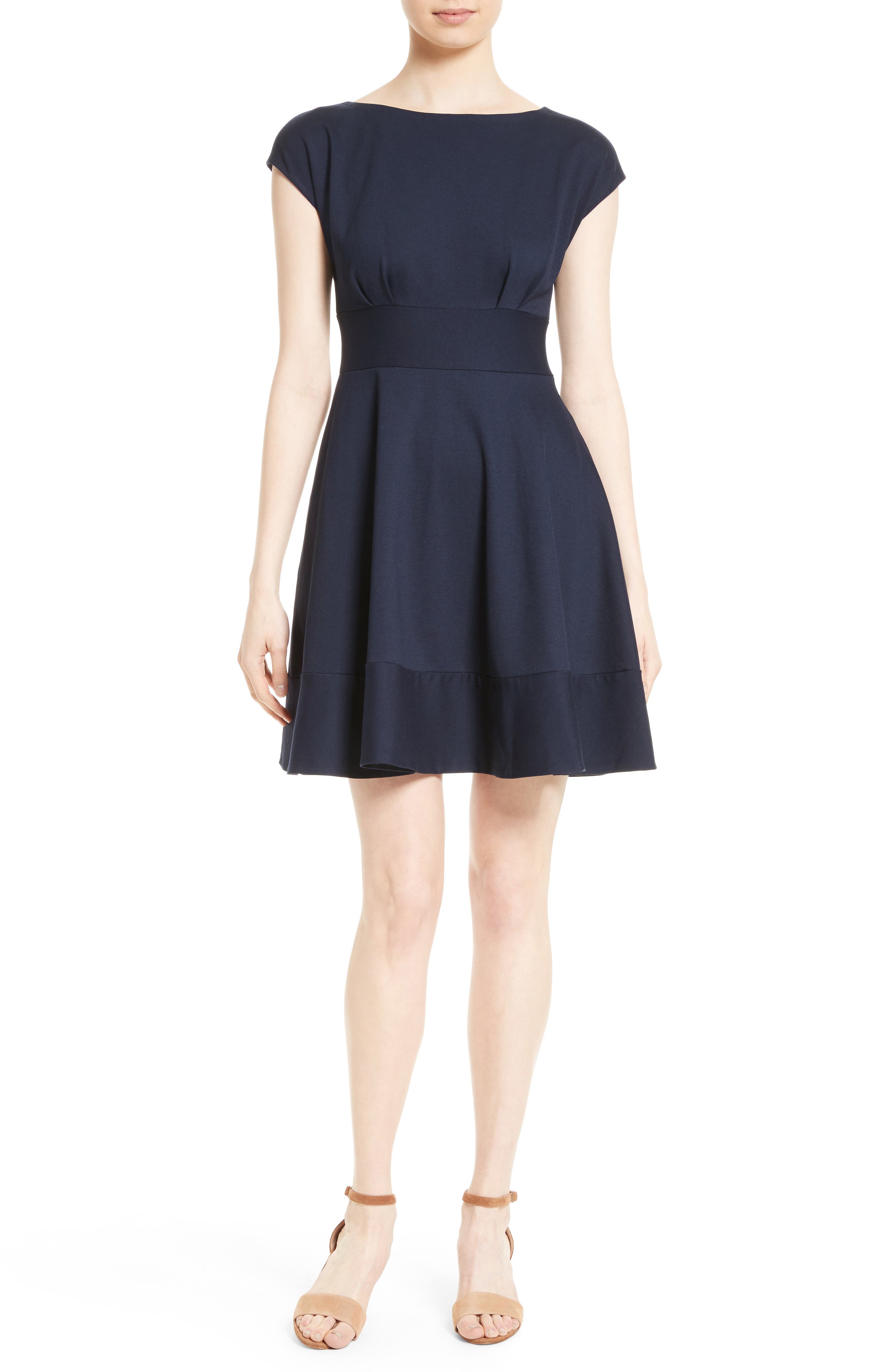 Kate Spade New York Ponte Fiorella Fit & Flare Dress