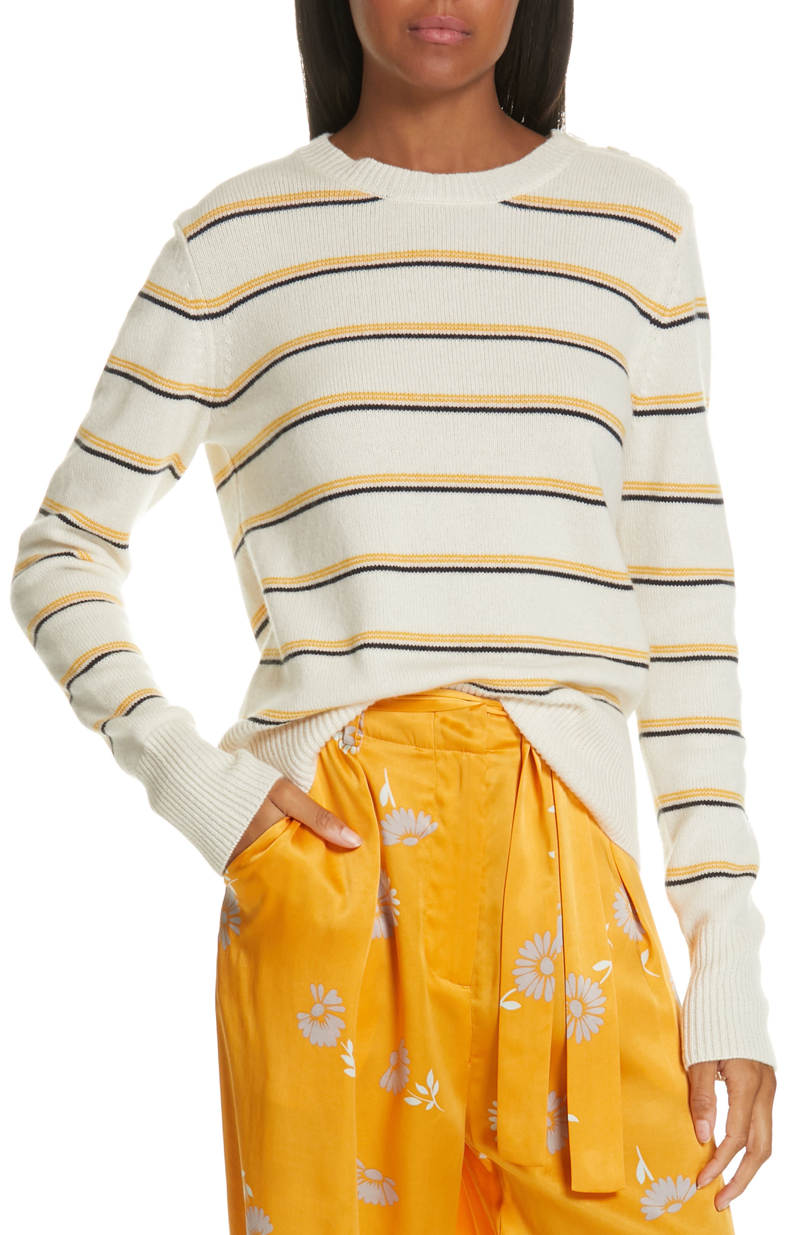 Equipment Duru Wool & Cashmere Sweater, White