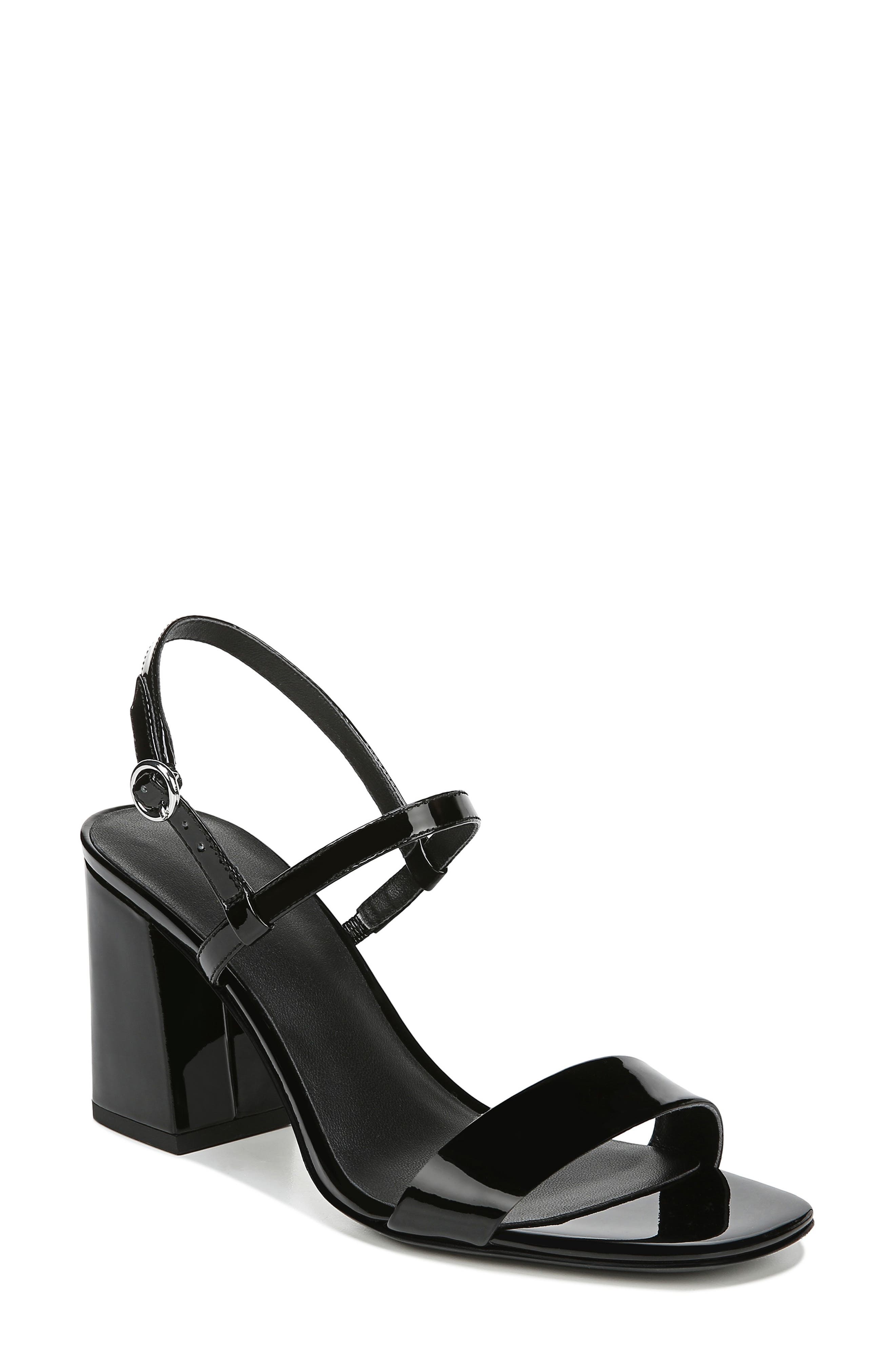 Via Spiga Eden Quarter Strap Sandal, Black
