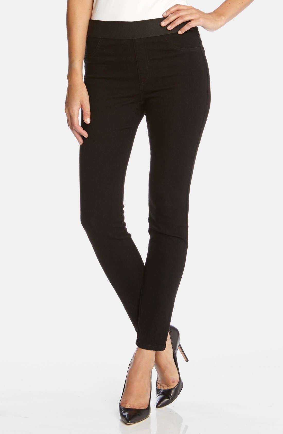 Karen Kane Dark Rinse Denim Leggings
