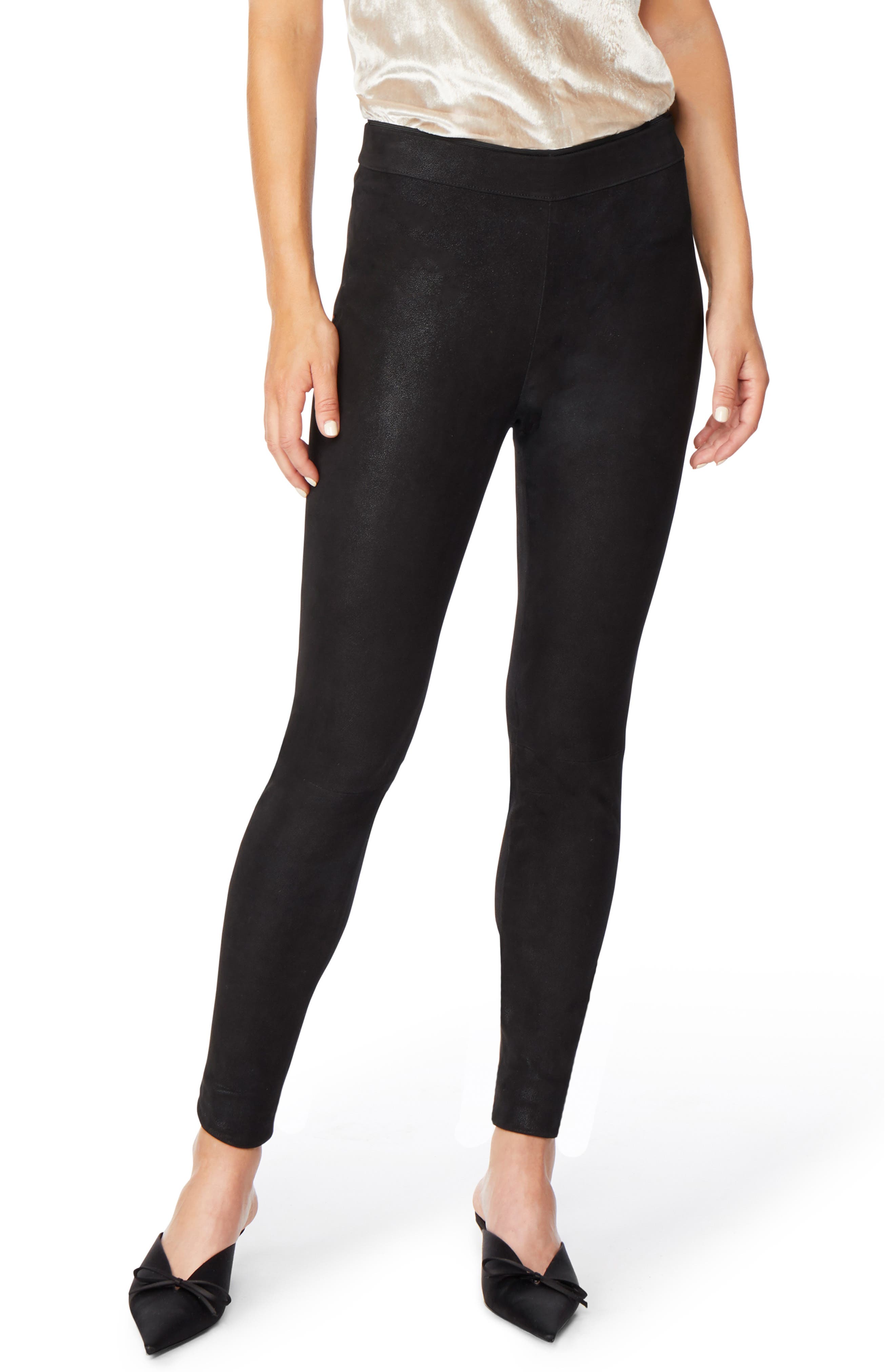 Habitual Coated Suede Leggings