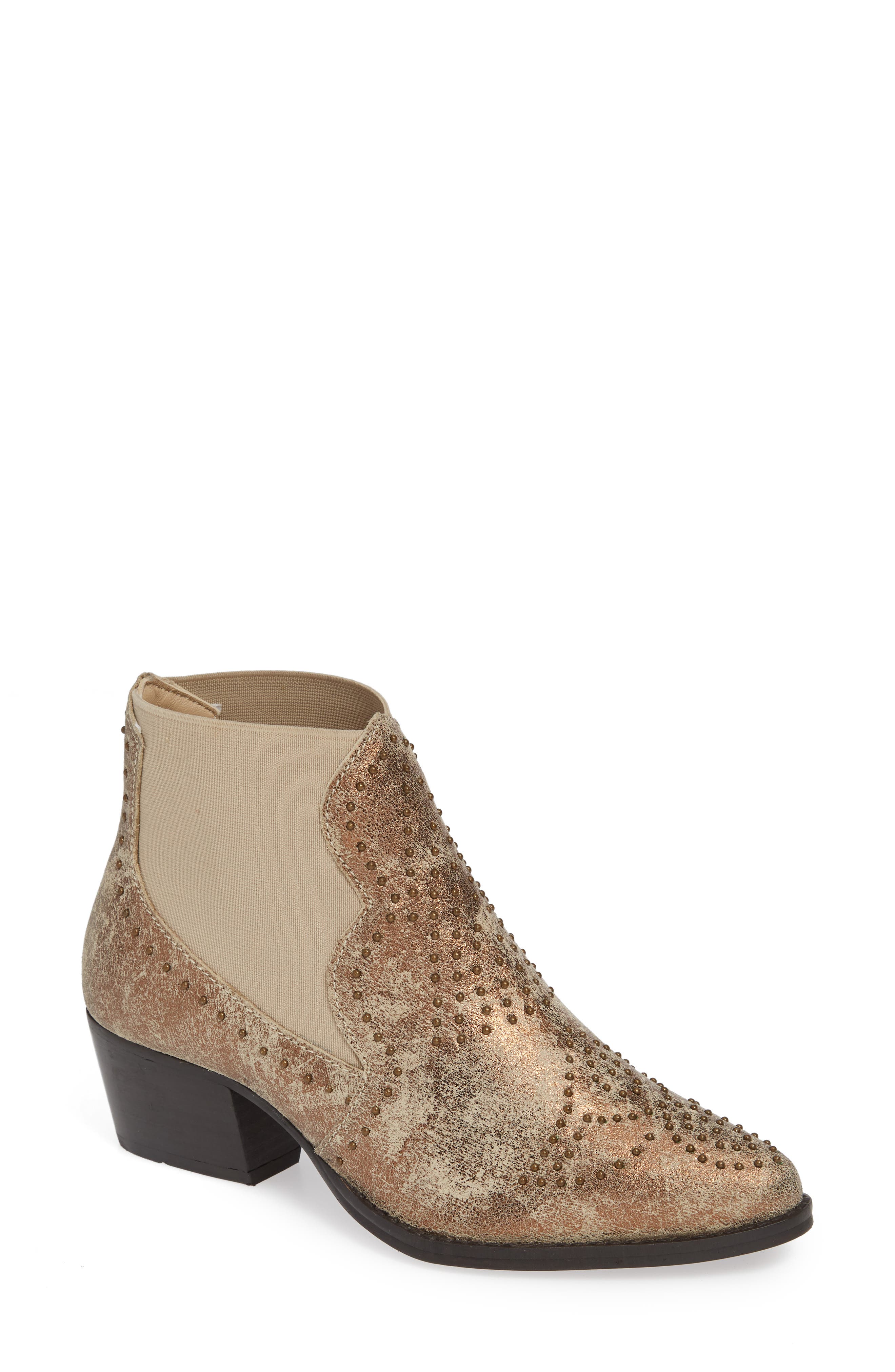 Charles By Charles David Zach Studded Bootie- Beige