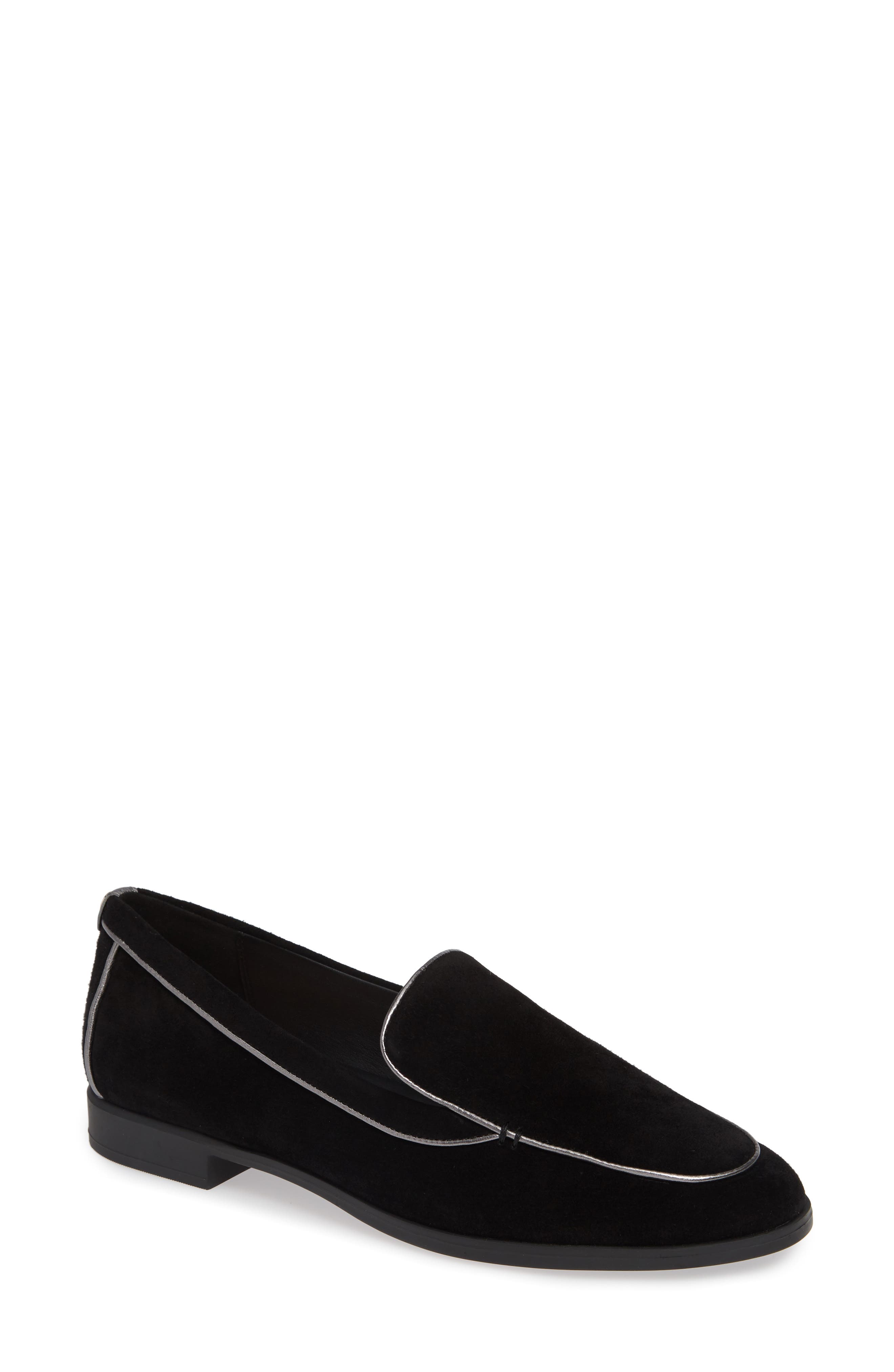 Taryn Rose Bryn Loafer, Black