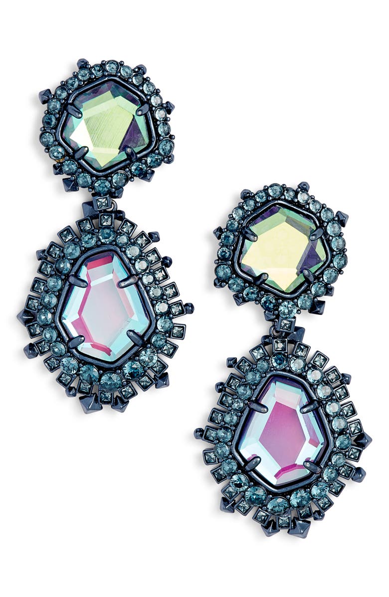 Kendra Scott Althea Drop Earrings Nordstrom Exclusive In Indigo Kendra Scott Althea Drop Earrings Nordstrom Exclusive In Indigo Dichroic Navy Gnmt