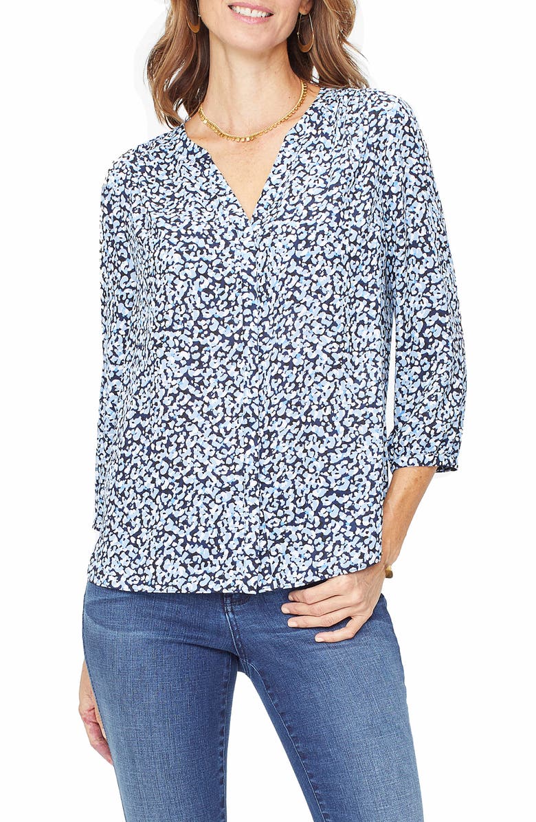 Nydj Tops PLEAT BACK BLOUSE