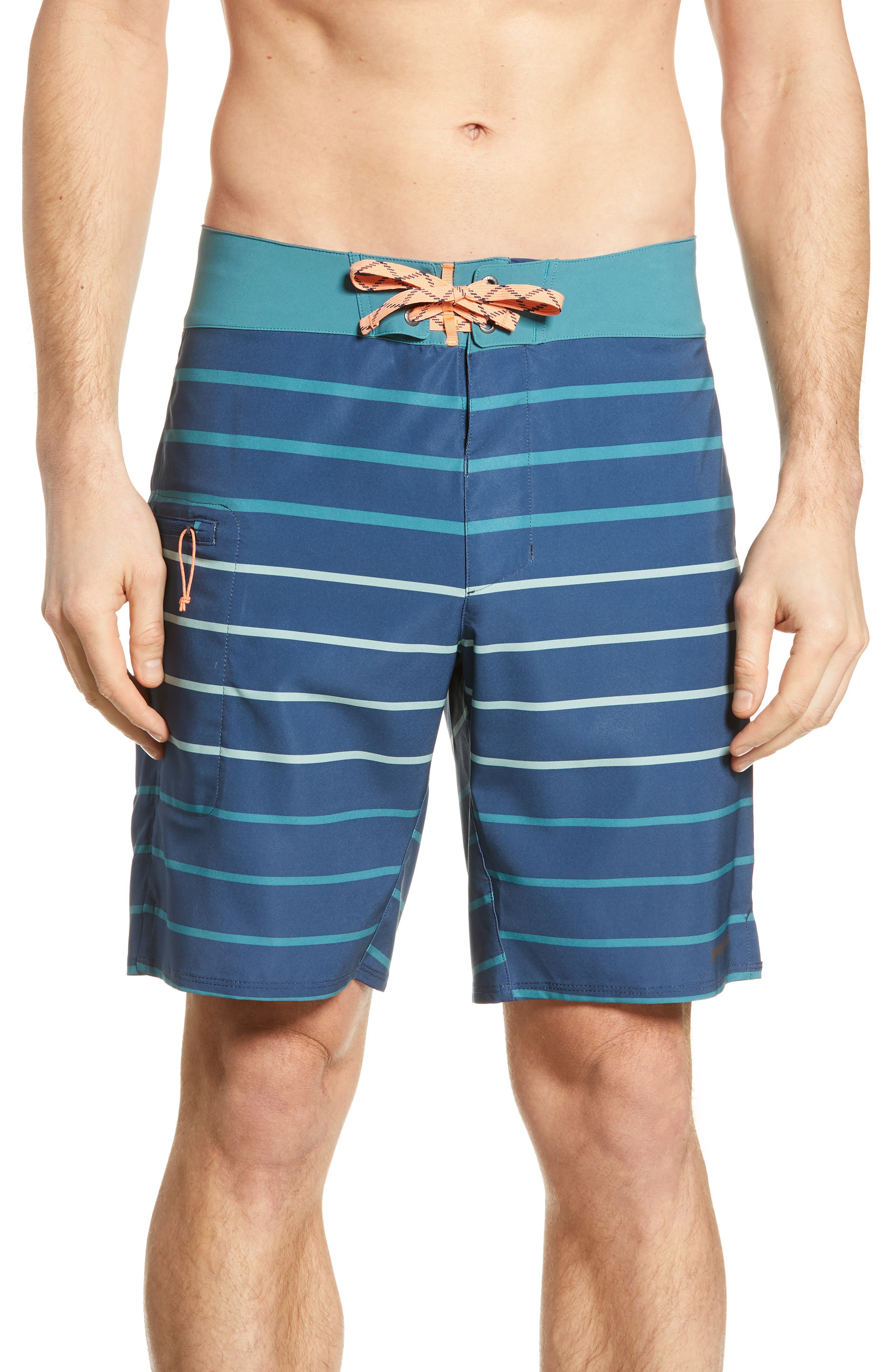Patagonia Stretch Planing Swim Trunks, Blue