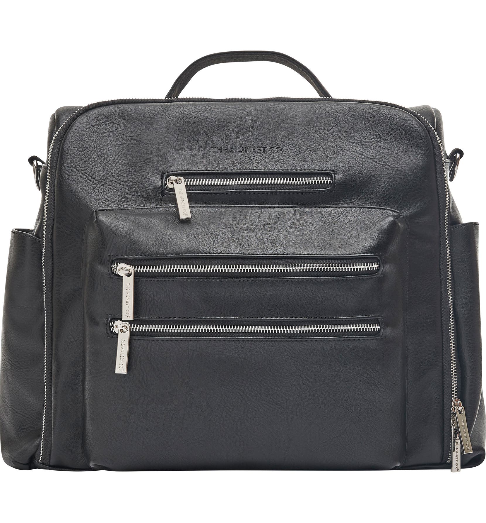 The Honest Company Cross Country Faux Leather Diaper Bag Nordstrom