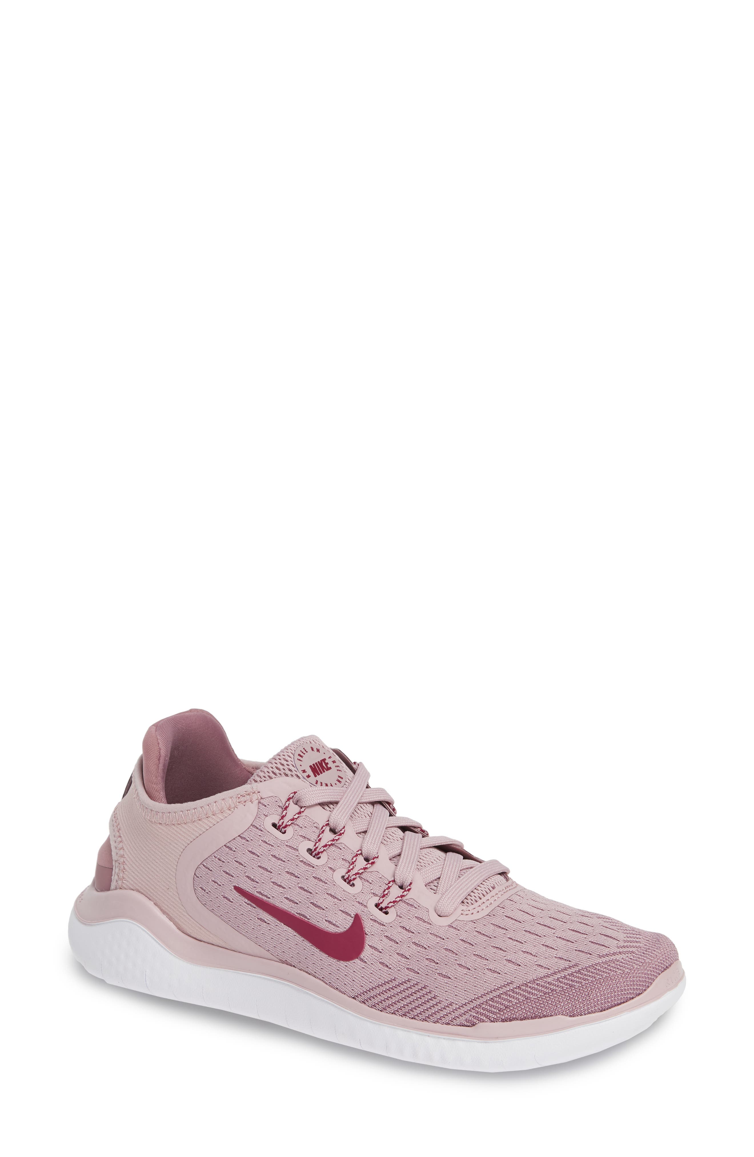 nike free rn 2018 plum chalk