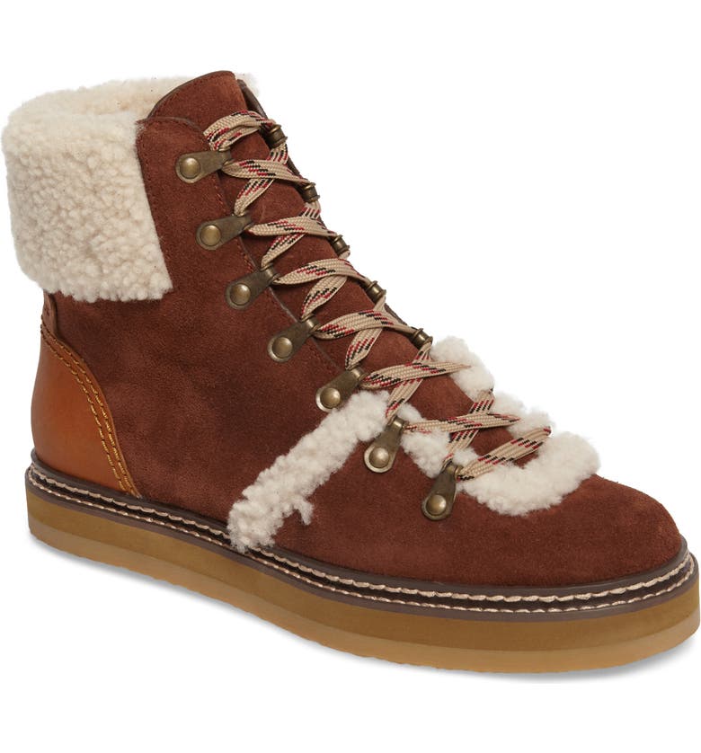 See by Chloé 'Eileen' Genuine Shearling Boot | Nordstrom