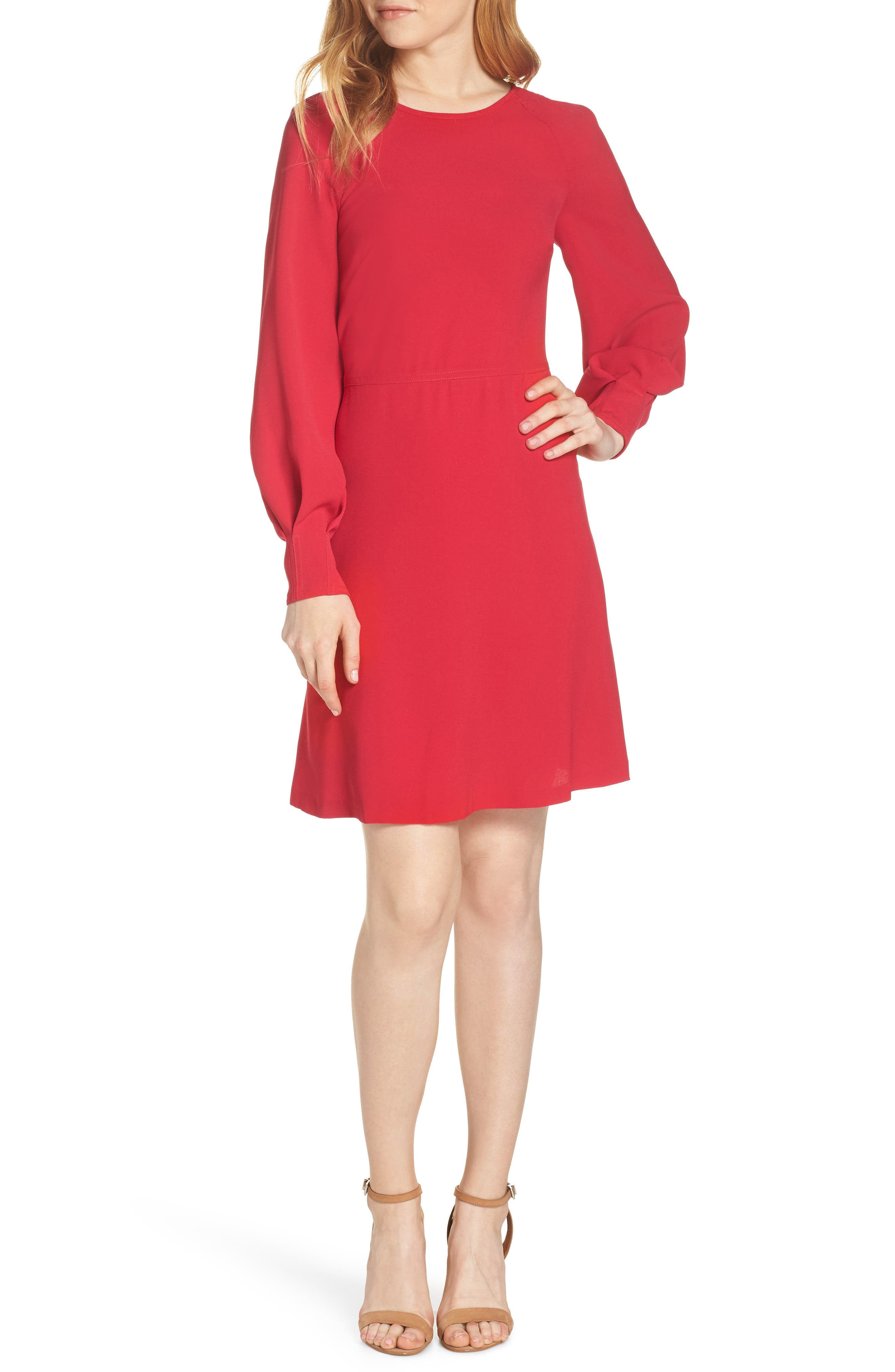 Eliza J A-Line Dress, Pink