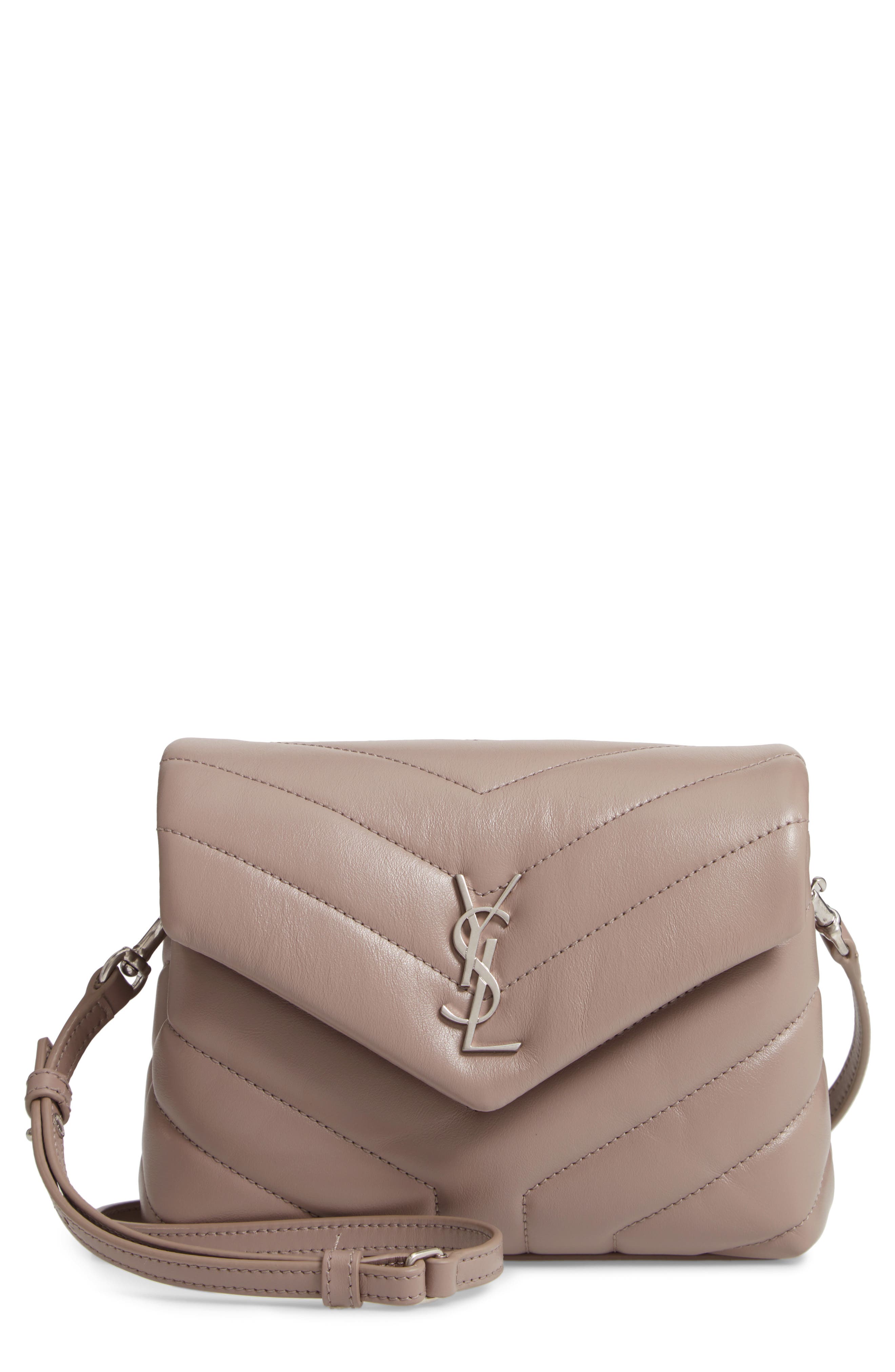 toy loulou calfskin leather crossbody bag