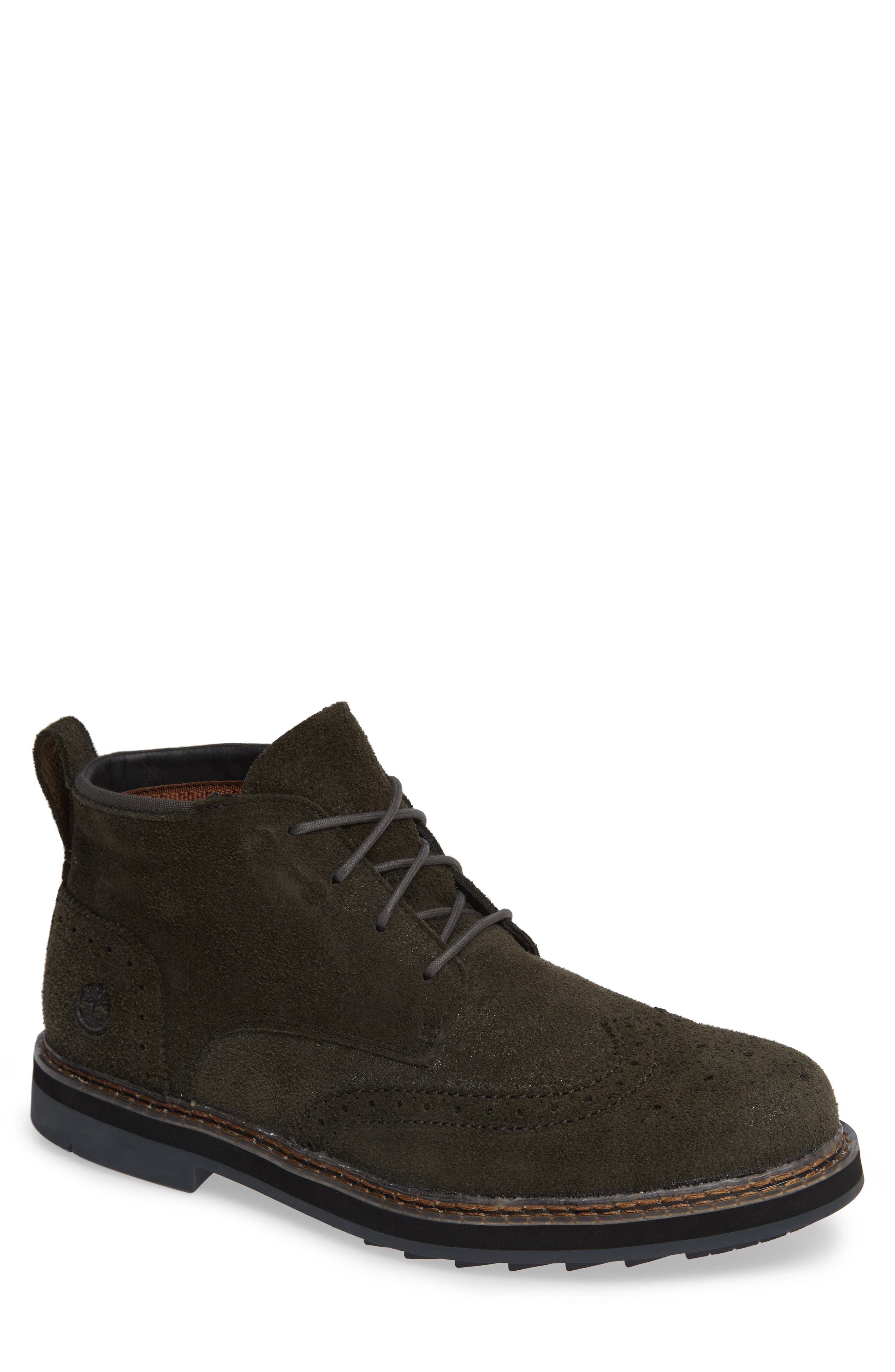 UPC 191930529317 product image for Men's Timberland Squall Canyon Waterproof Wingtip Chukka Boot, Size 10 M - Green | upcitemdb.com