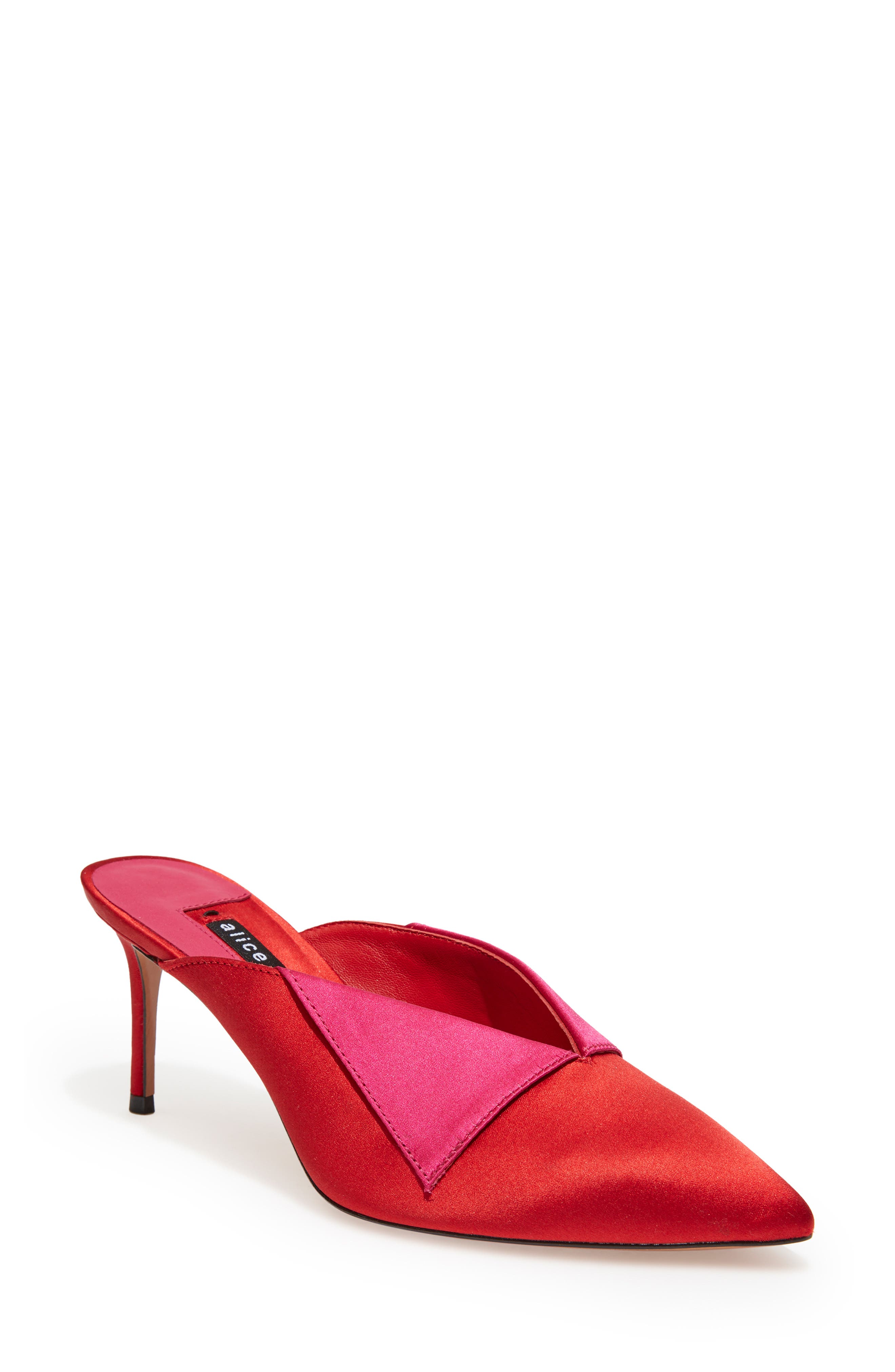 Alice + Olivia Mareist Mule- Pink