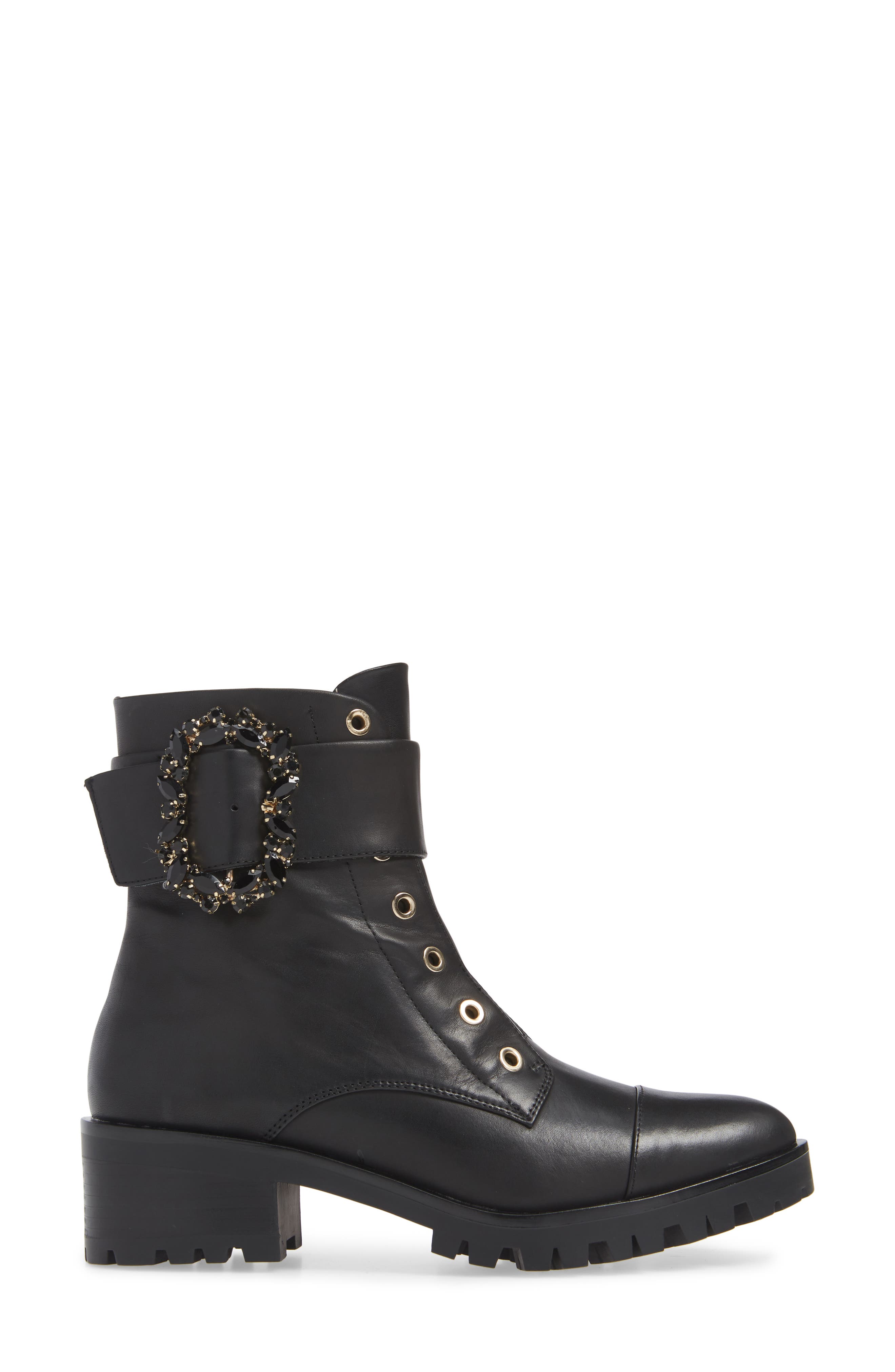 karl lagerfeld piper combat boot