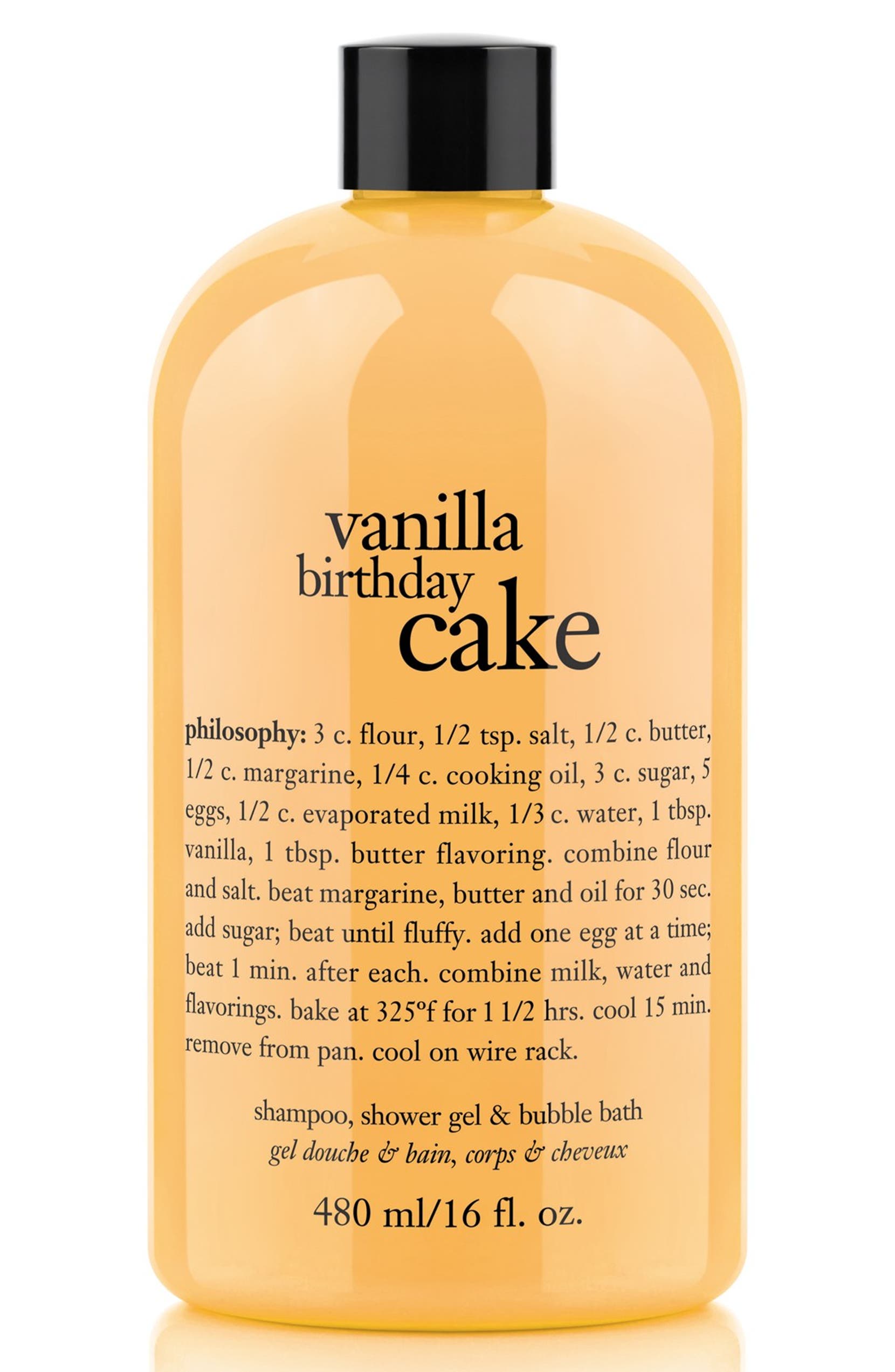 philosophy vanilla birthday cake