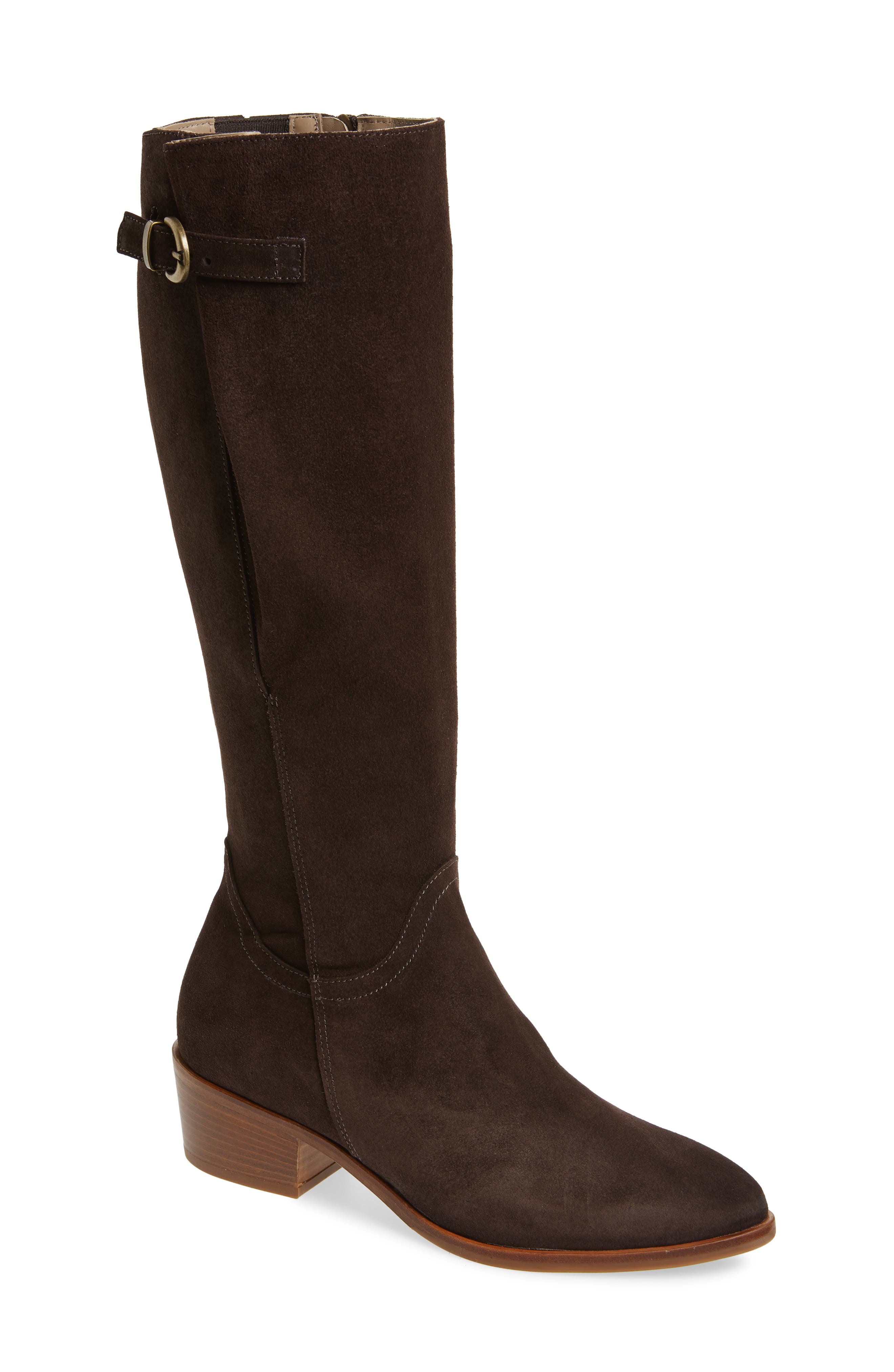 Italeau Tosca Waterproof Knee High Boot, Brown