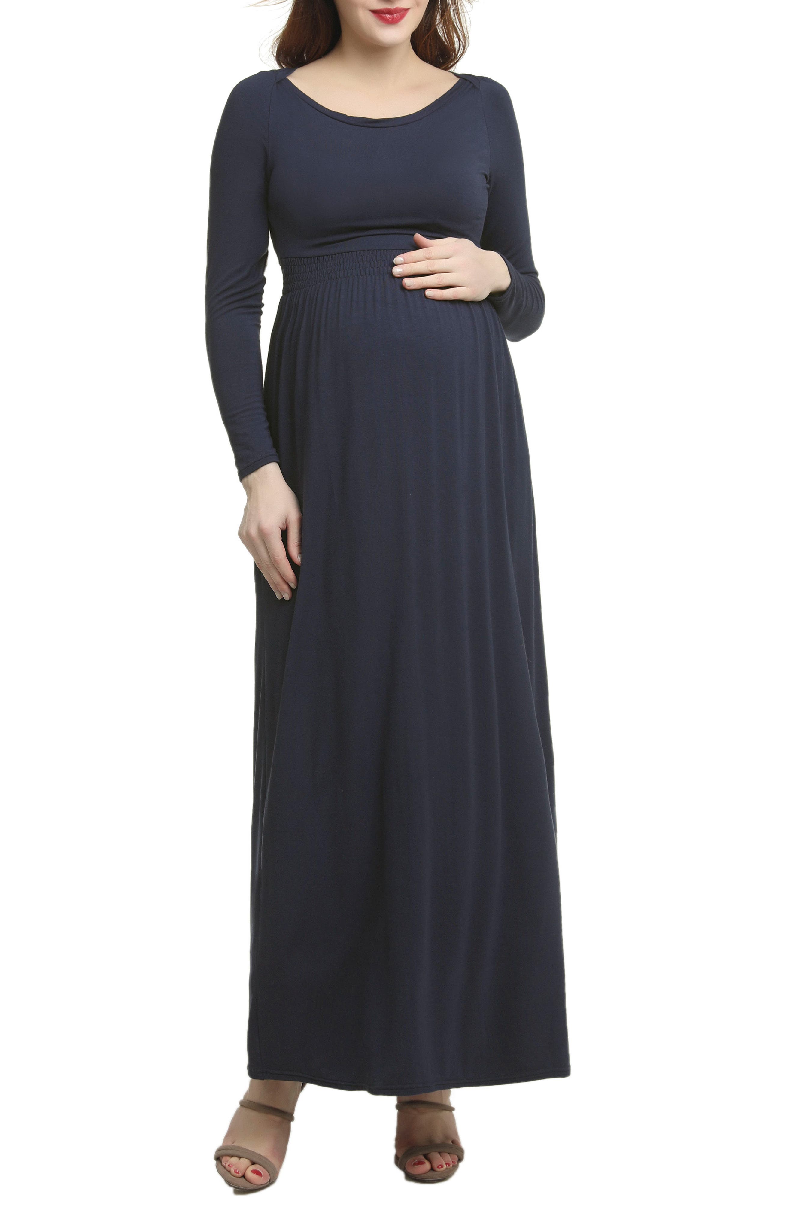 Kimi And Kai Jackie Empire Waist Maxi Dress, Blue
