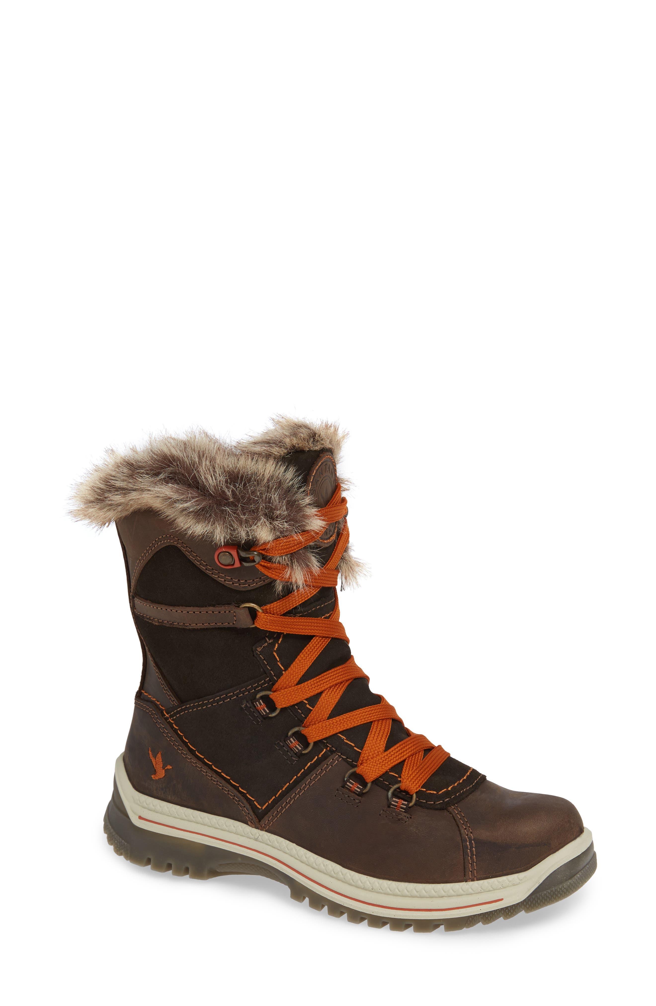 Santana Canada Majesta 2 Faux Fur Lined Waterproof Boot, Brown