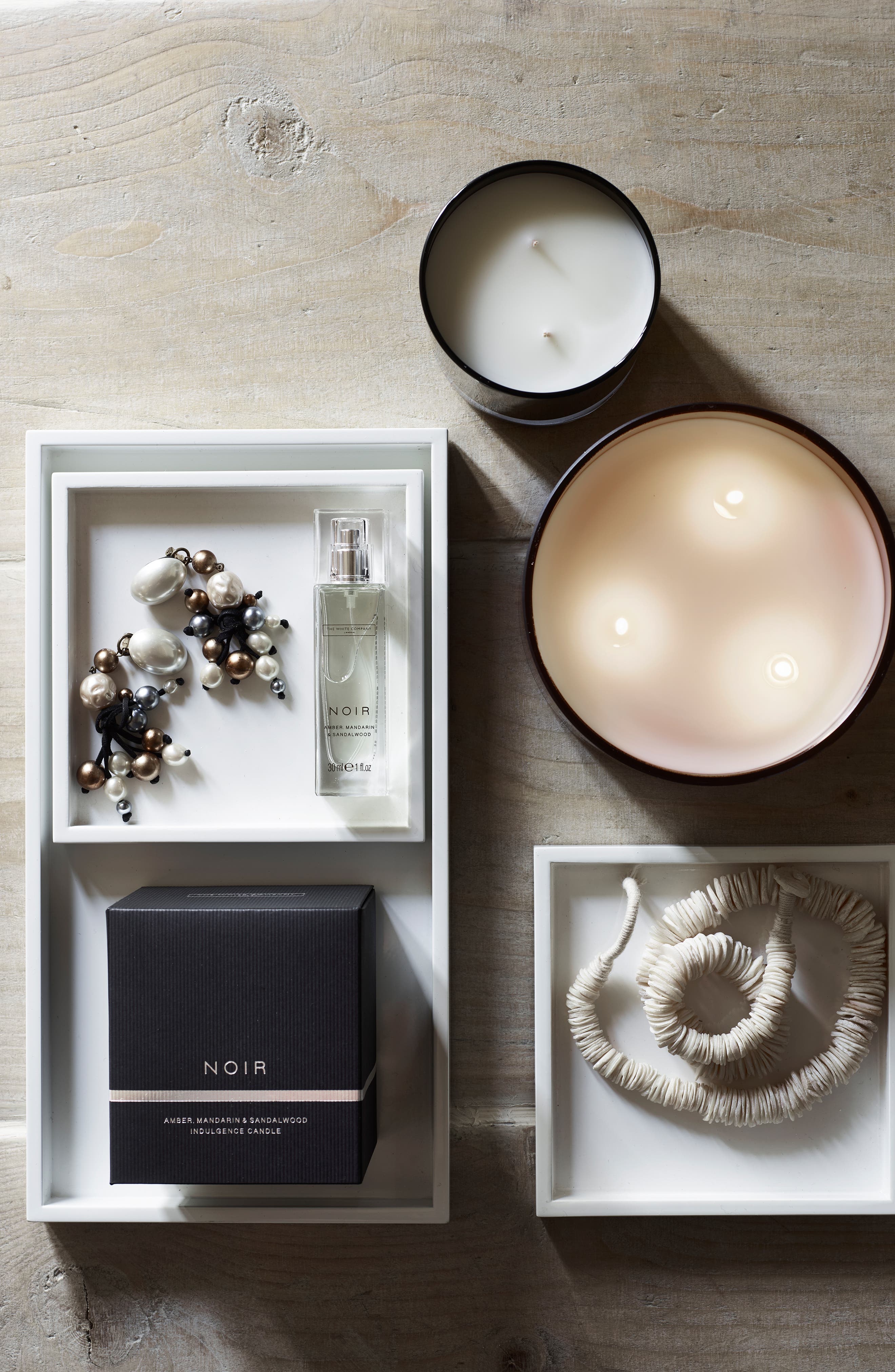 The White Company Set of 3 Lacquer Dressing Table Trays | Nordstrom